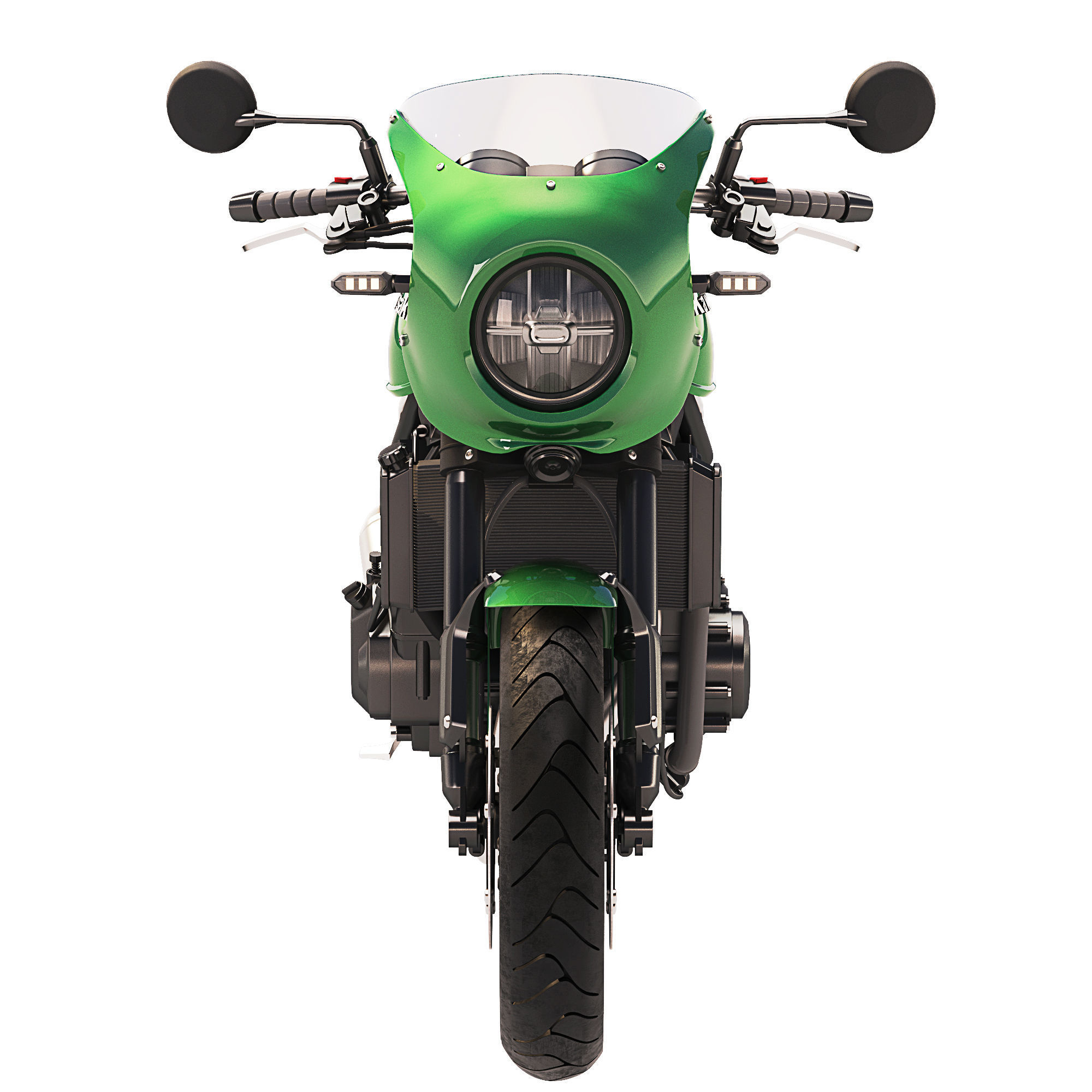 Kawasaki Z900RS Cafe 2020 3D model_10