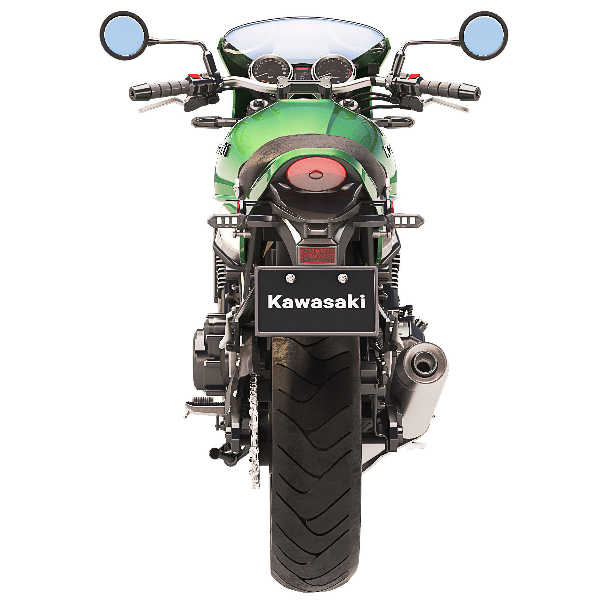 Kawasaki Z900RS Cafe 2020 3D model_6