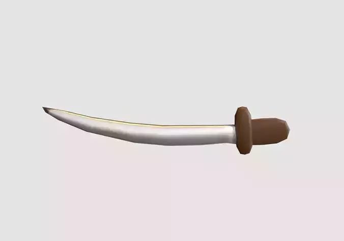low poly sword