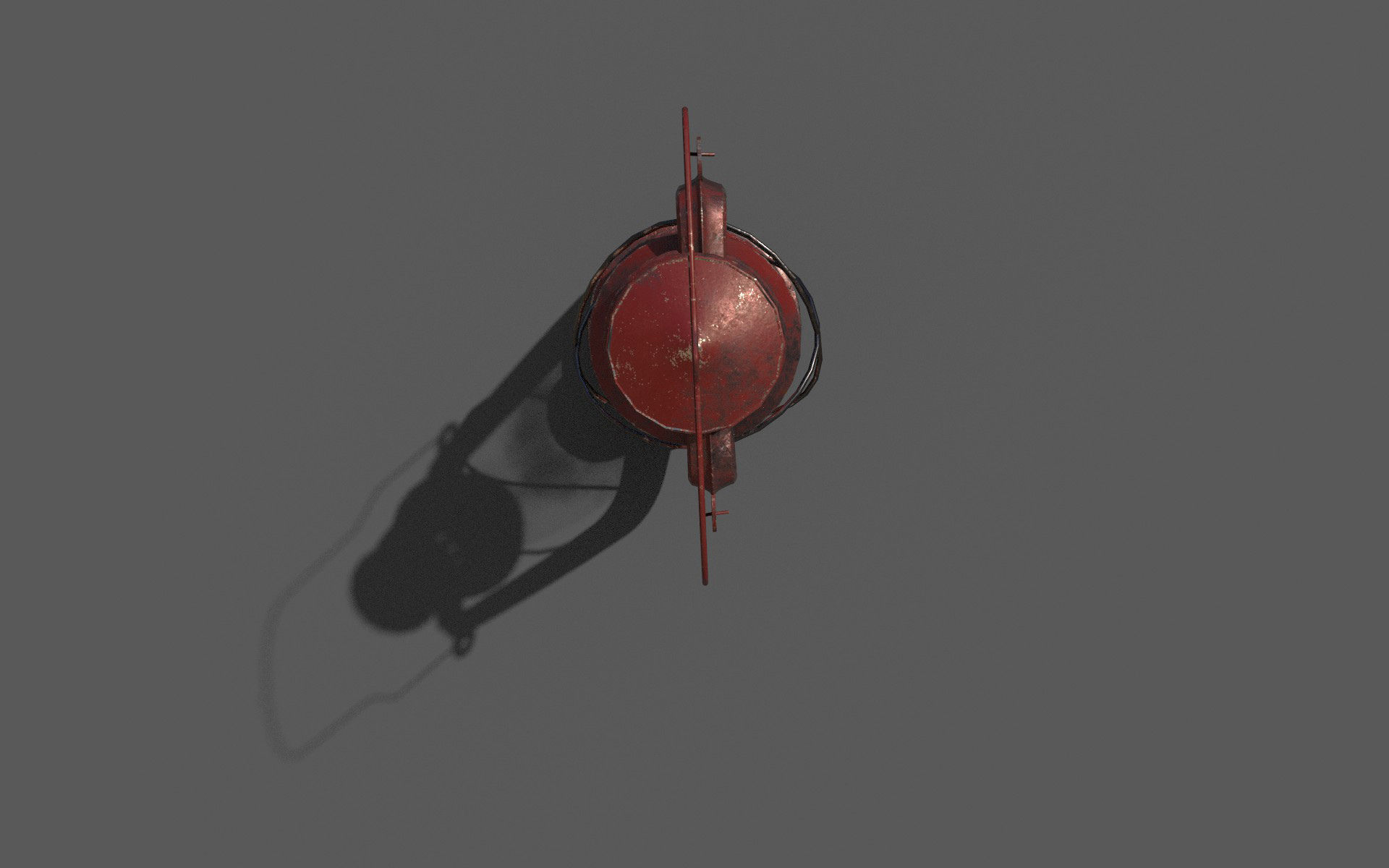 Old lamp  3D model Low-poly 3D model_5