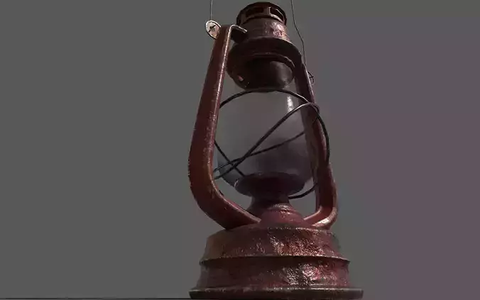Old lamp  3D model