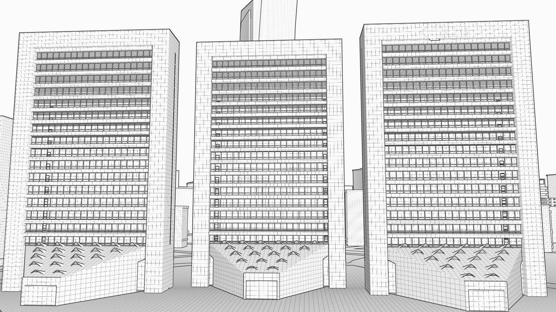 Joint Banking Complex 3D model_8