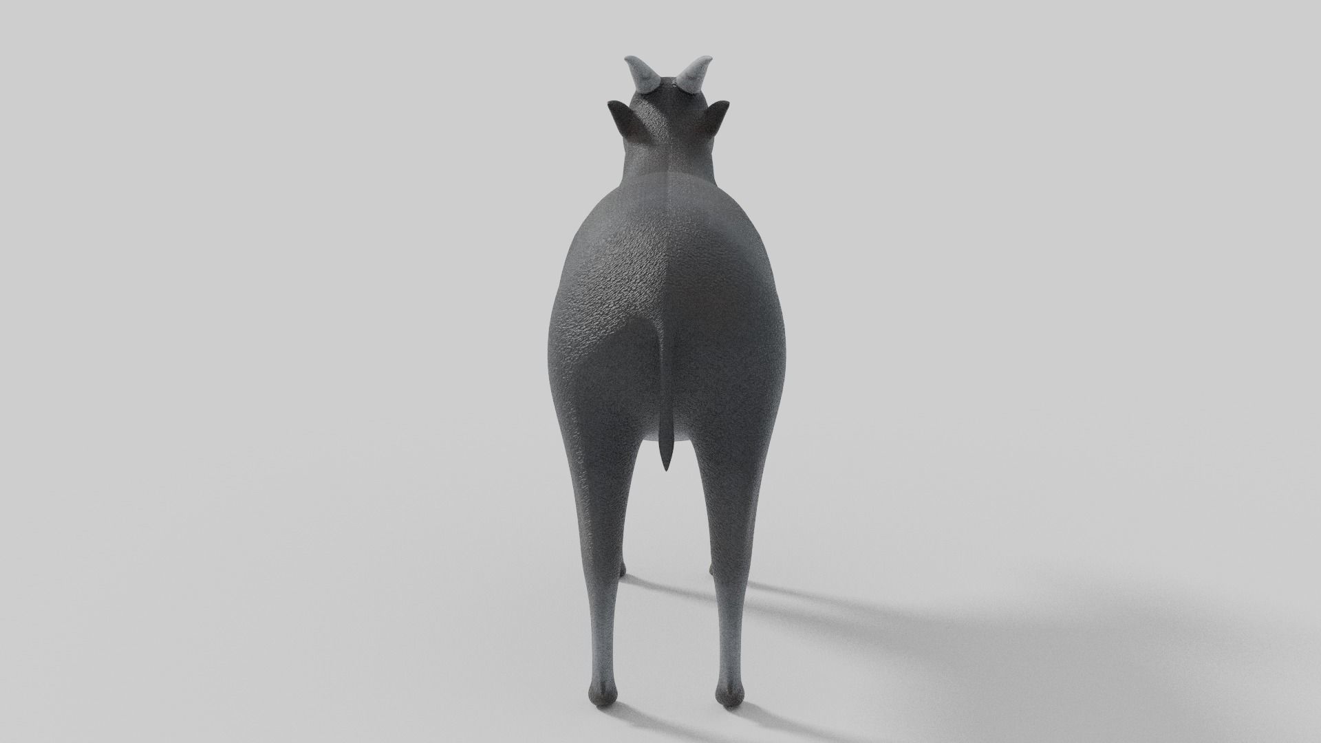 3D Anoa Model goat Low-poly 3D model_6