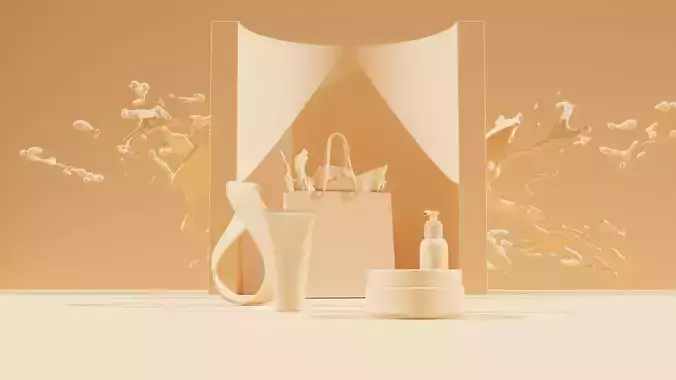 Juicy shopping cosmetics scene