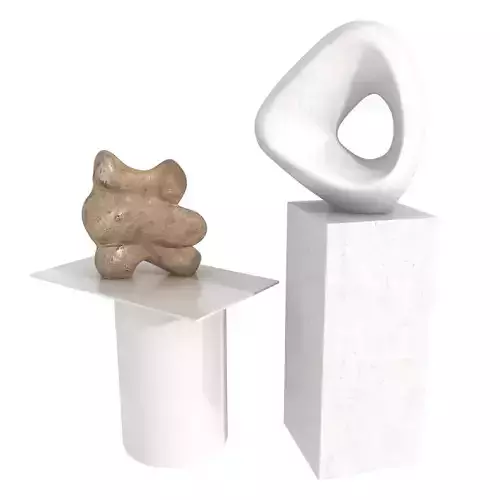 Two Abstract Sculptures