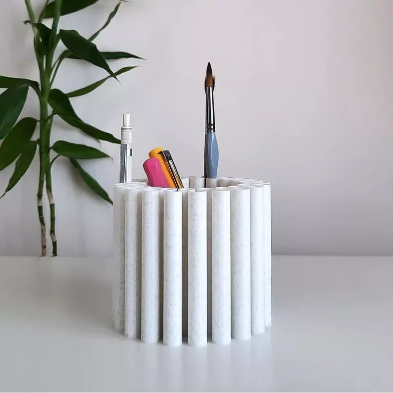 Pen Holder - Makeup Brush Holder - Desk Organizer 3D print model