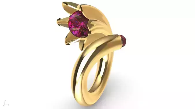 gramophone pearl ring stl verified