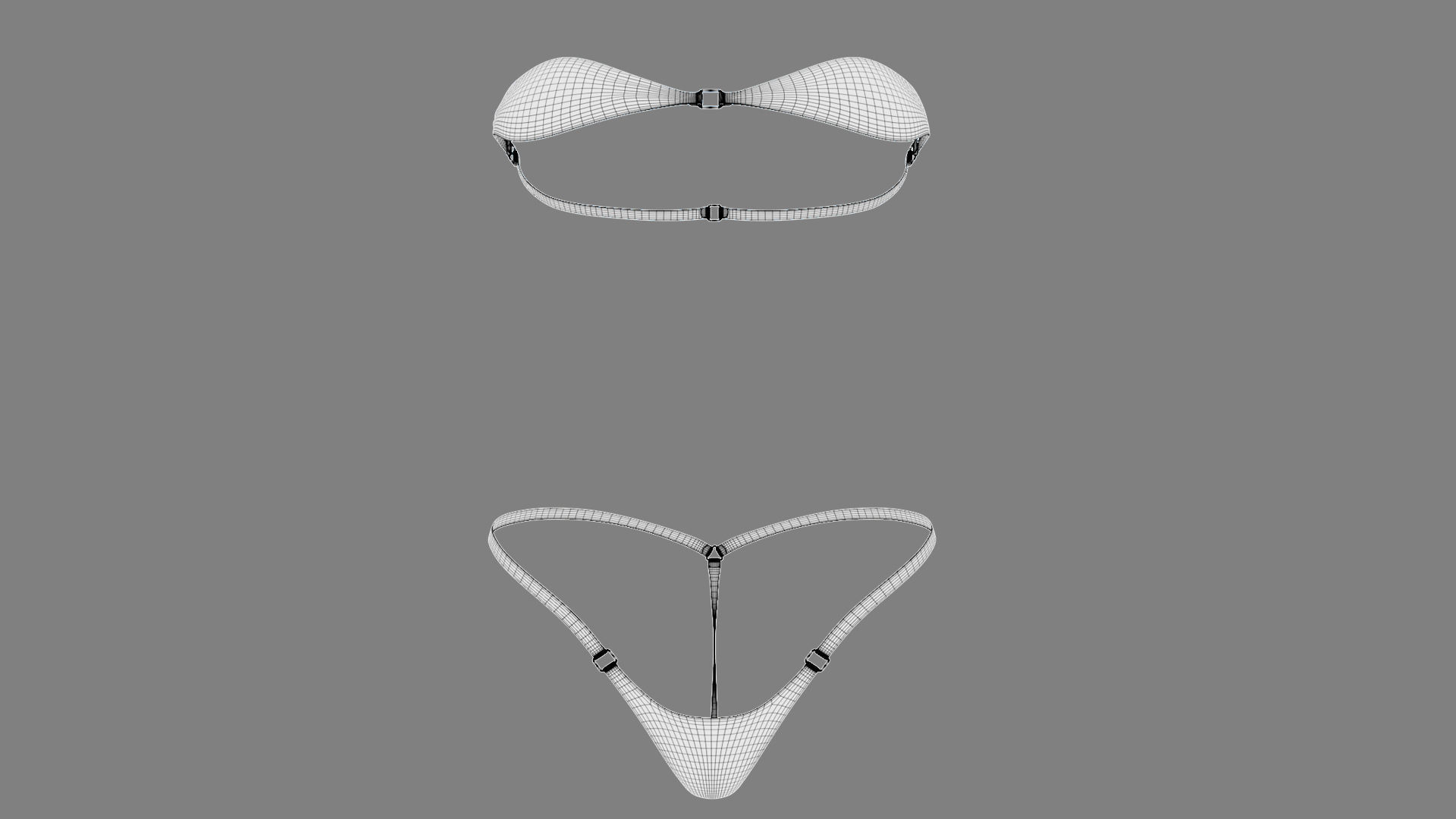 Swimsuit sailboat 3D model_10
