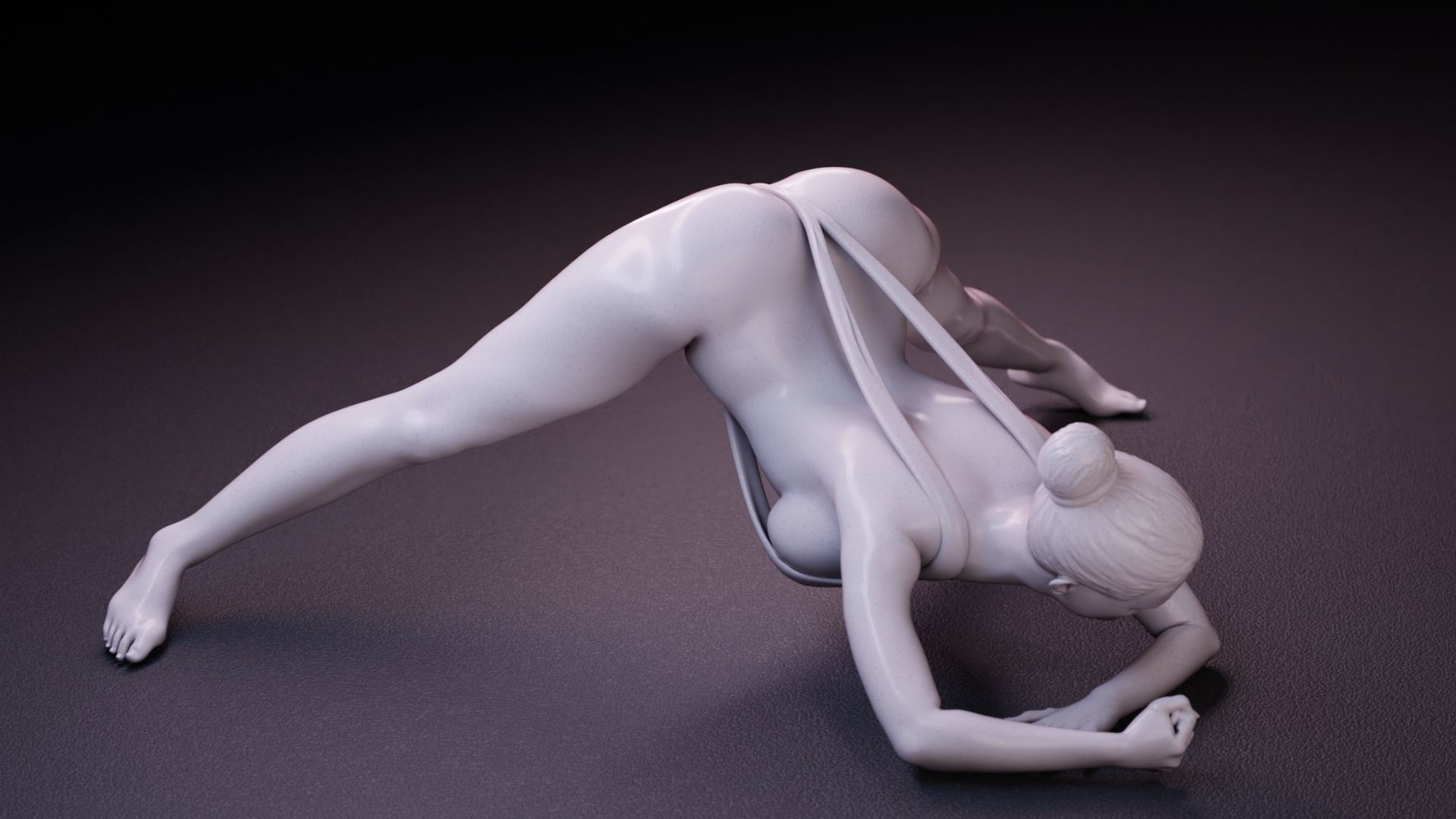Sexy Girl 22 Jack-o Pose 3D print model_4