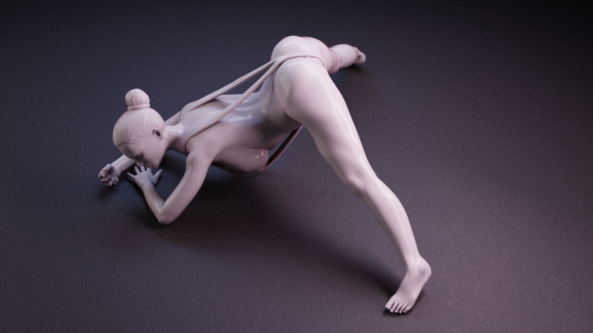 Sexy Girl 22 Jack-o Pose 3D print model_15