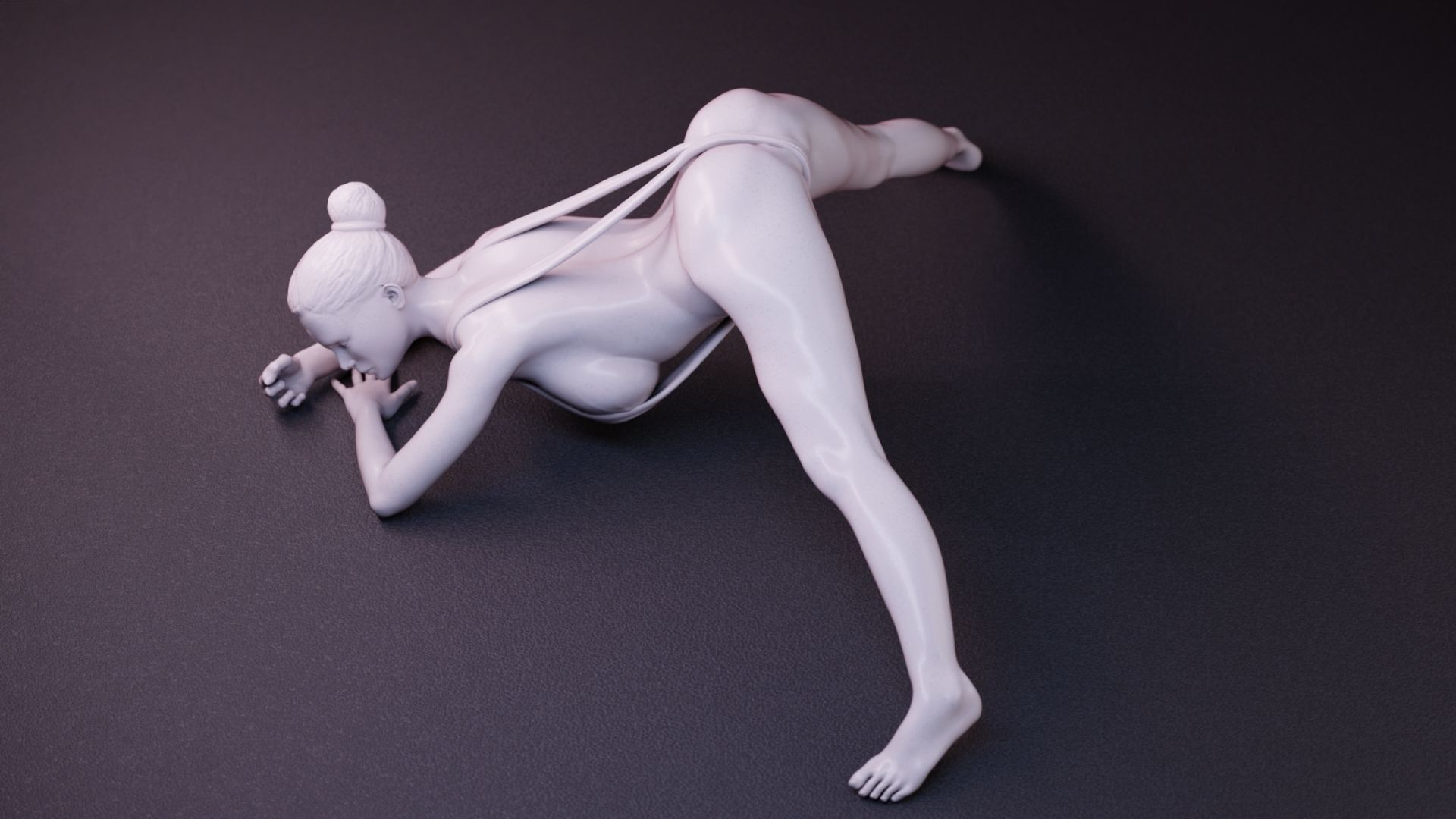 Sexy Girl 22 Jack-o Pose 3D print model_12