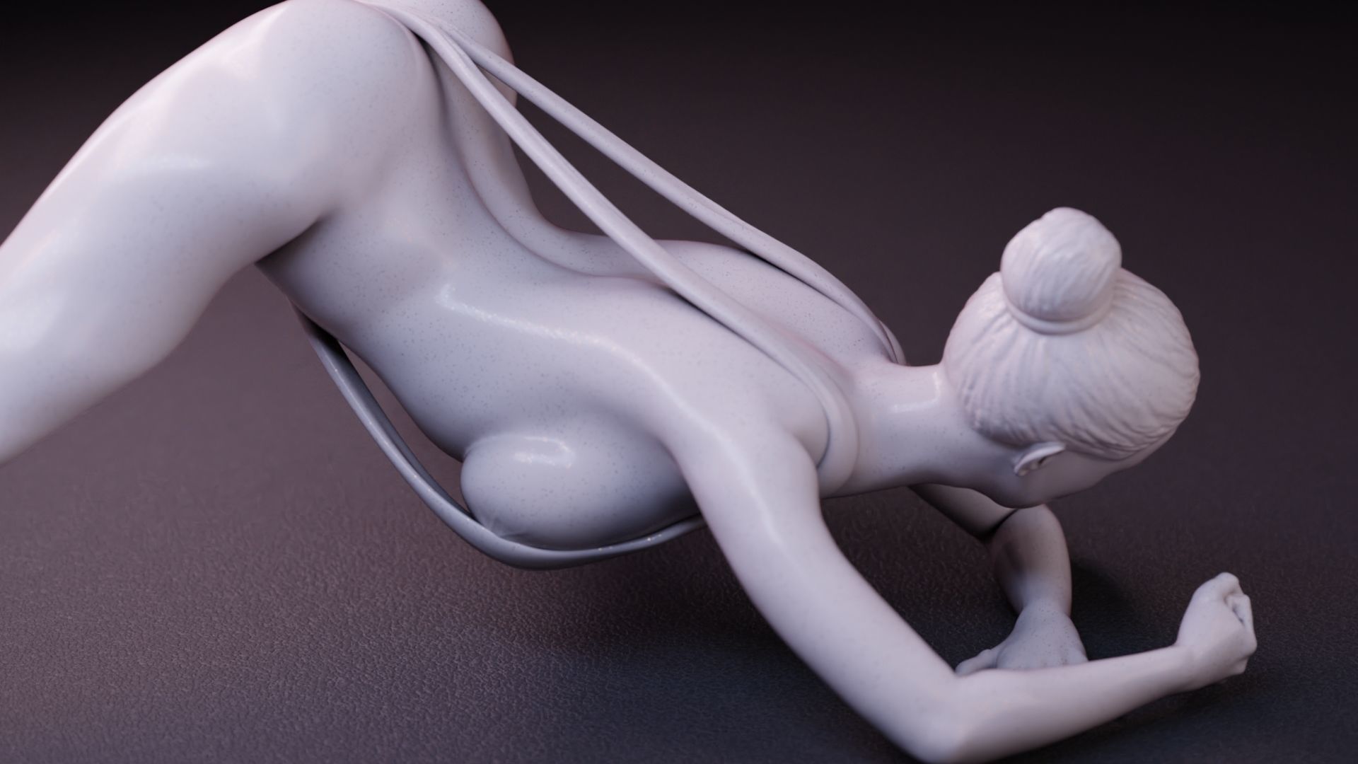 Sexy Girl 22 Jack-o Pose 3D print model_27