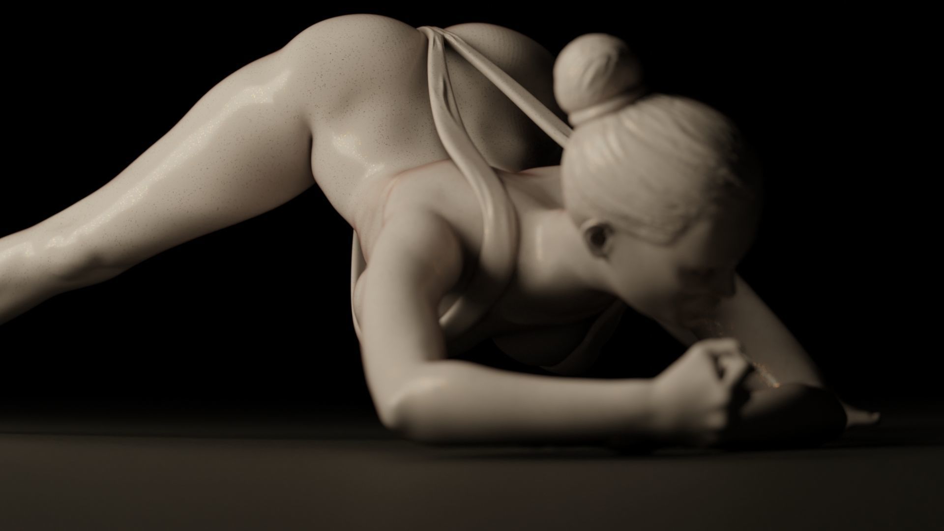 Sexy Girl 22 Jack-o Pose 3D print model_35