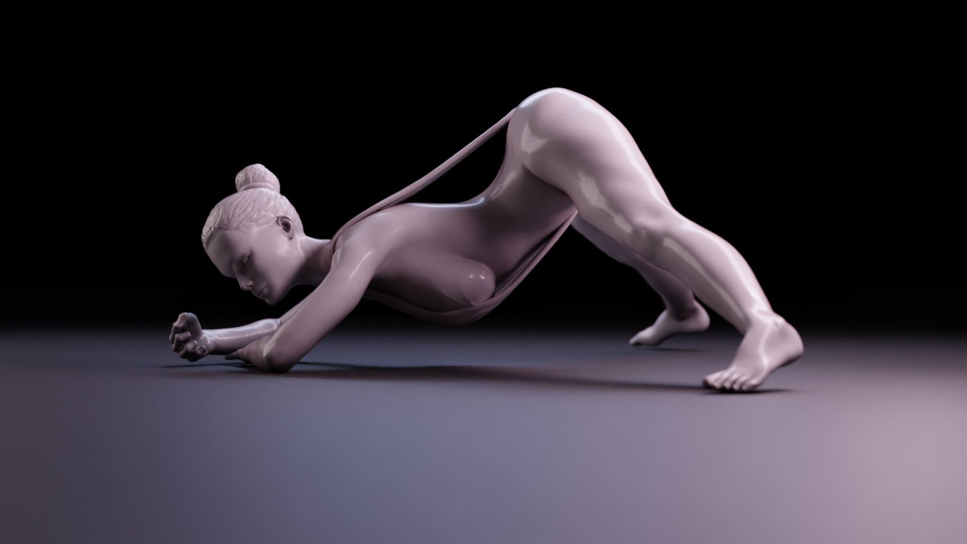 Sexy Girl 22 Jack-o Pose 3D print model_24