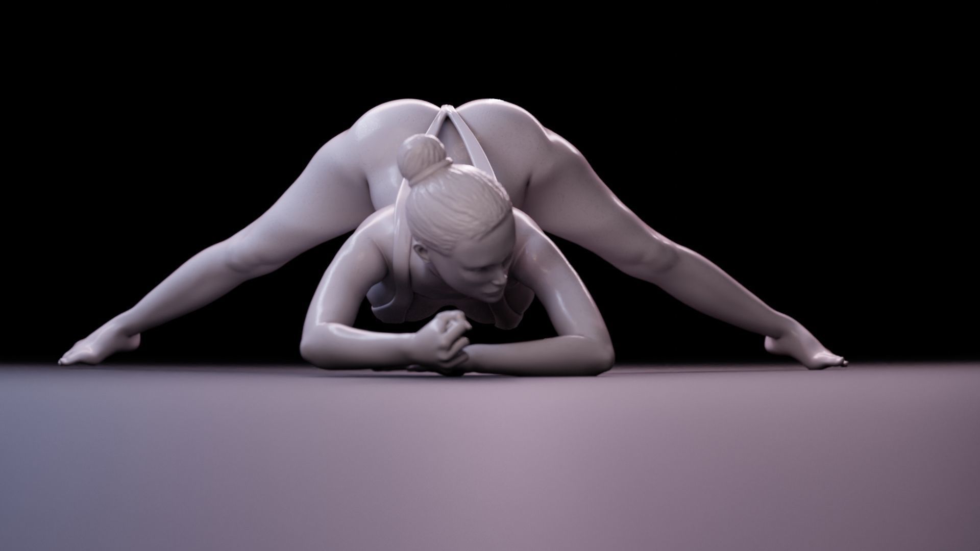 Sexy Girl 22 Jack-o Pose 3D print model_22