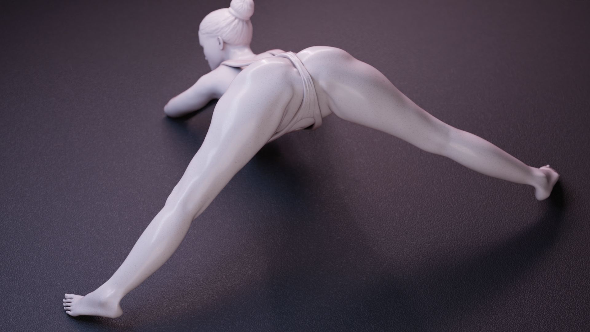 Sexy Girl 22 Jack-o Pose 3D print model_11