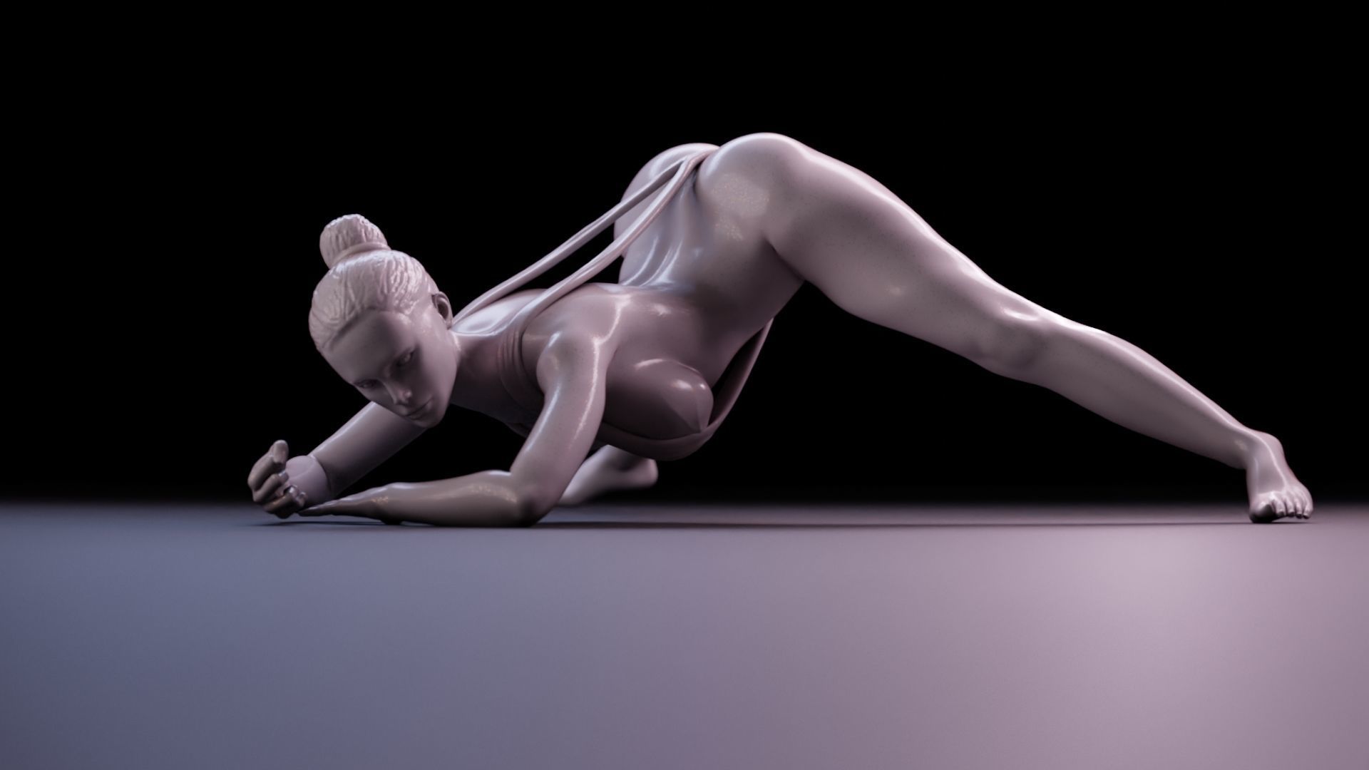Sexy Girl 22 Jack-o Pose 3D print model_28