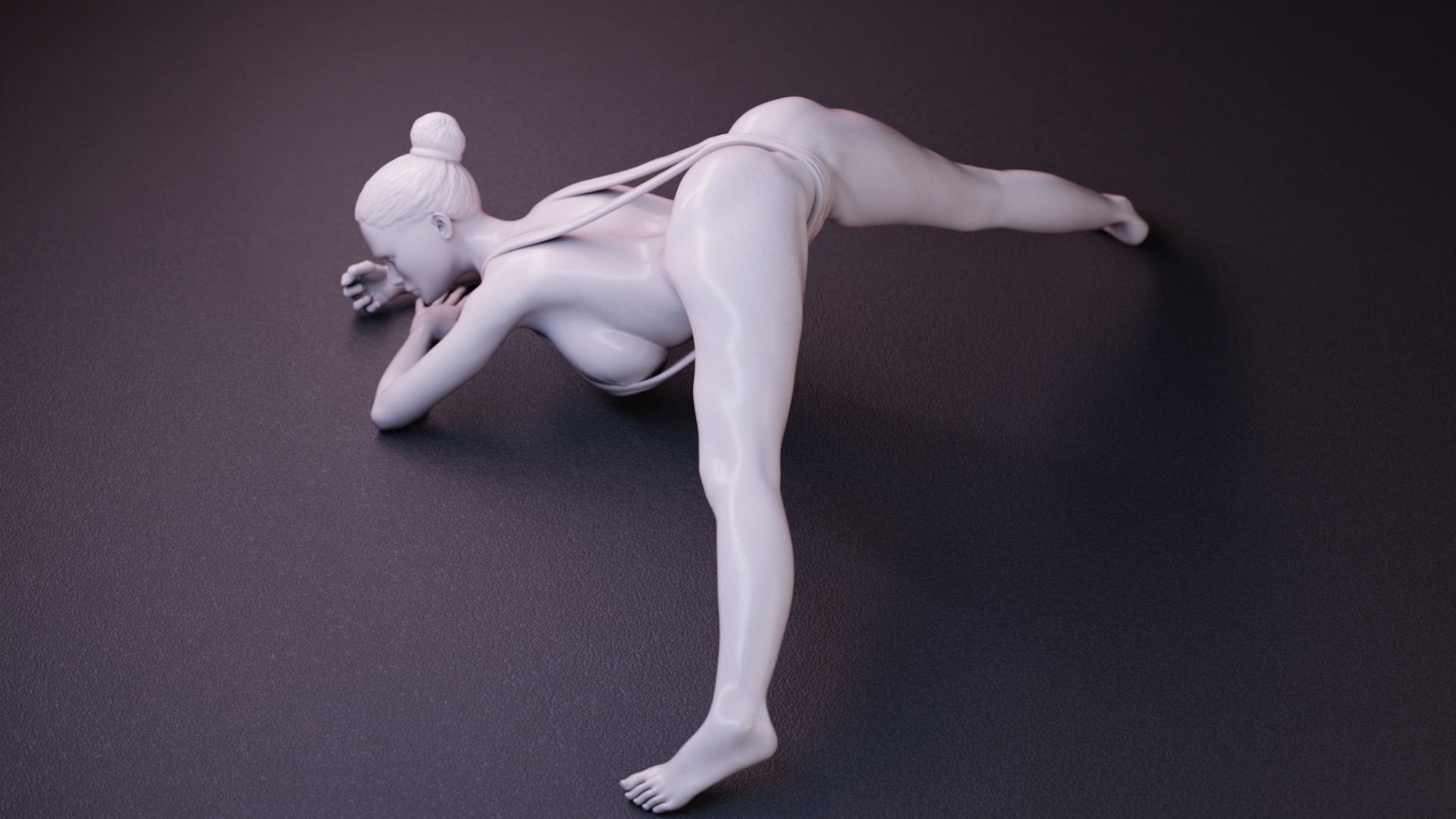 Sexy Girl 22 Jack-o Pose 3D print model_3