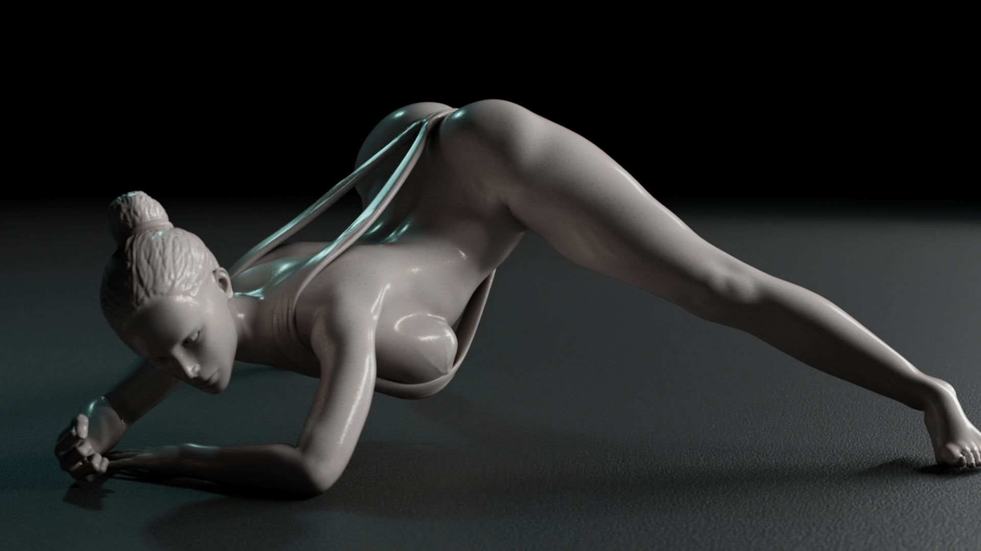 Sexy Girl 22 Jack-o Pose 3D print model_17