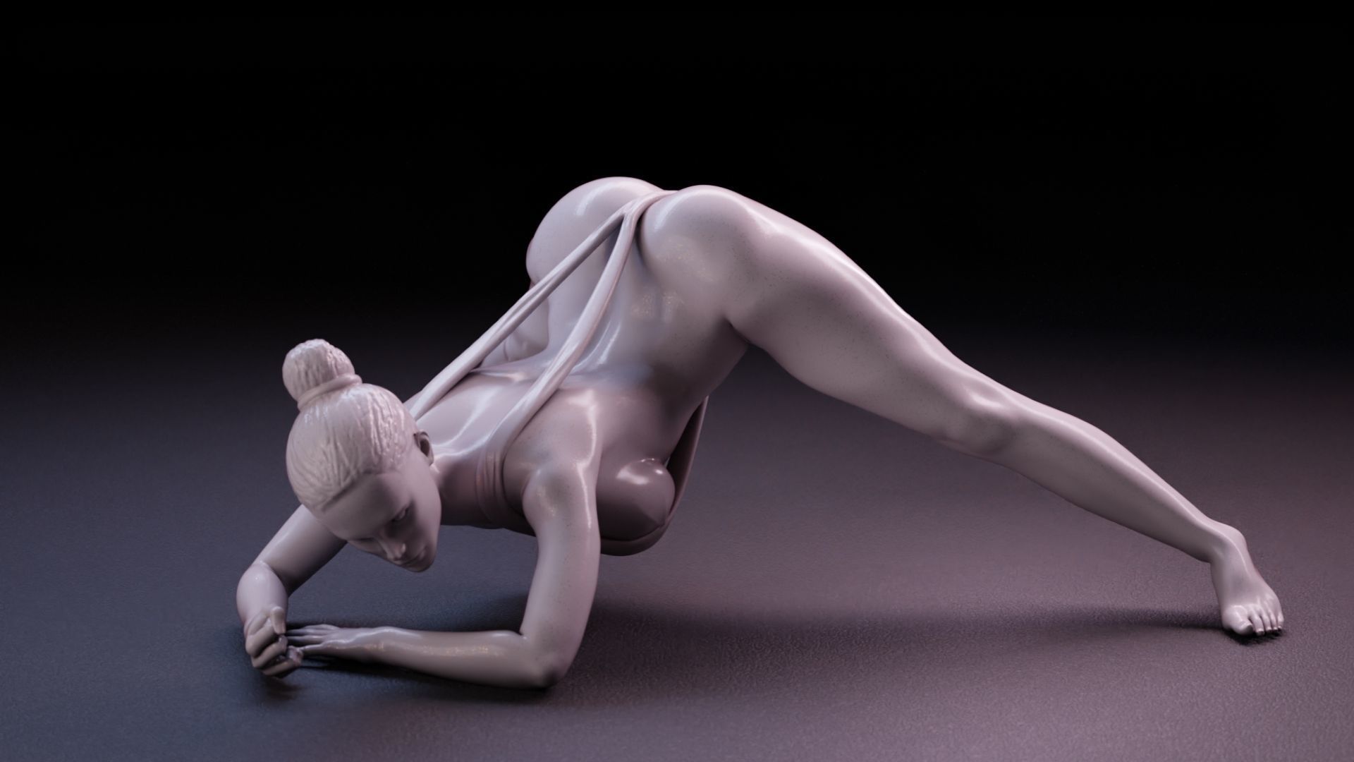 Sexy Girl 22 Jack-o Pose 3D print model_1