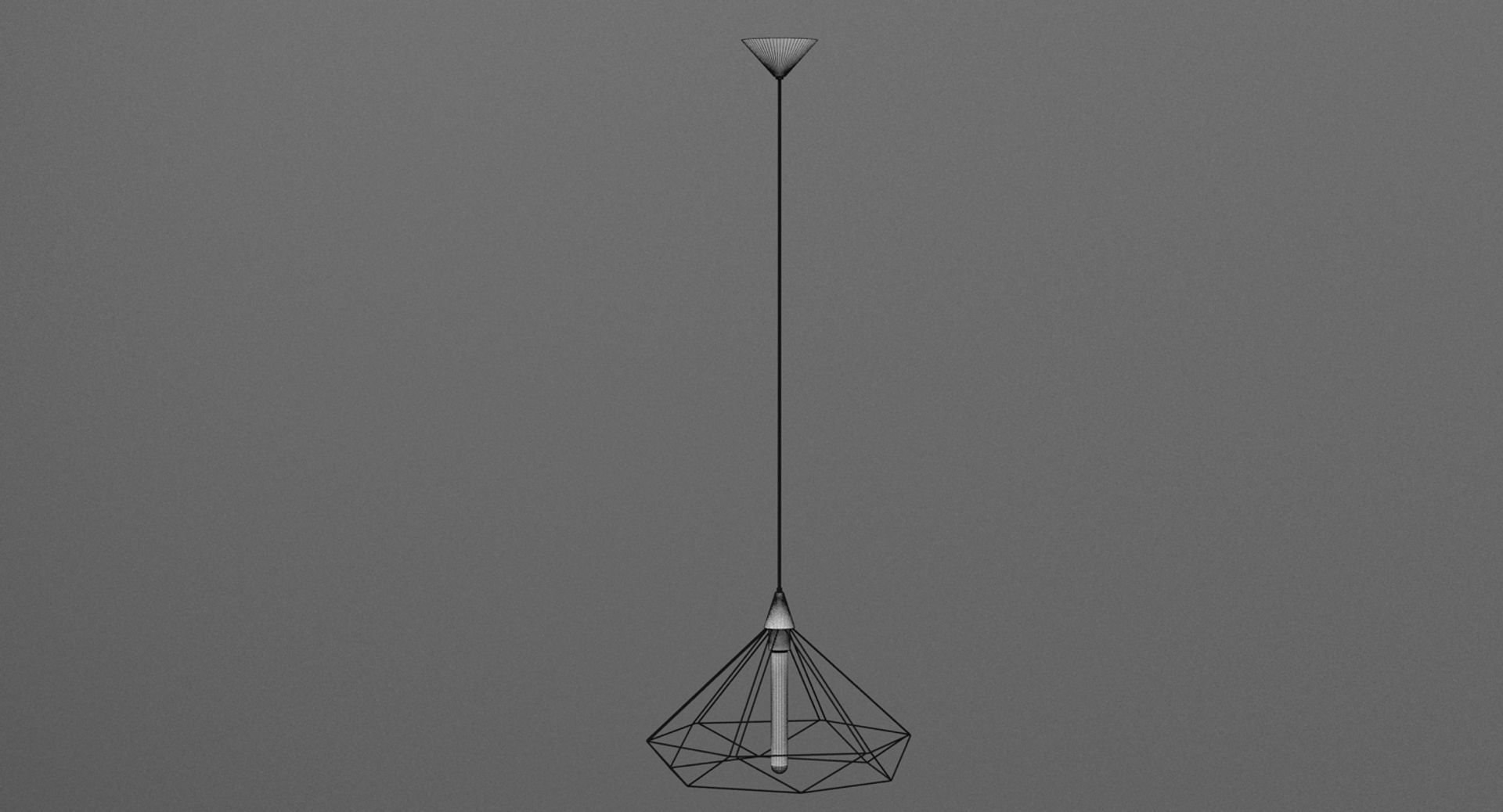 Hanging Ceiling Lamp 6 3D model_10