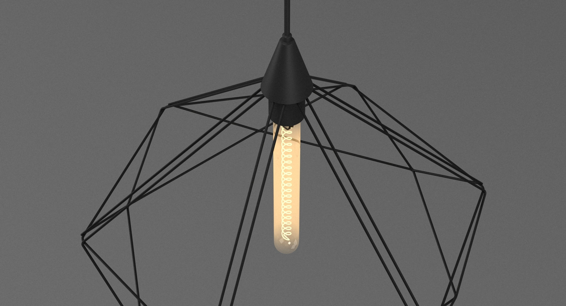 Hanging Ceiling Lamp 6 3D model_3