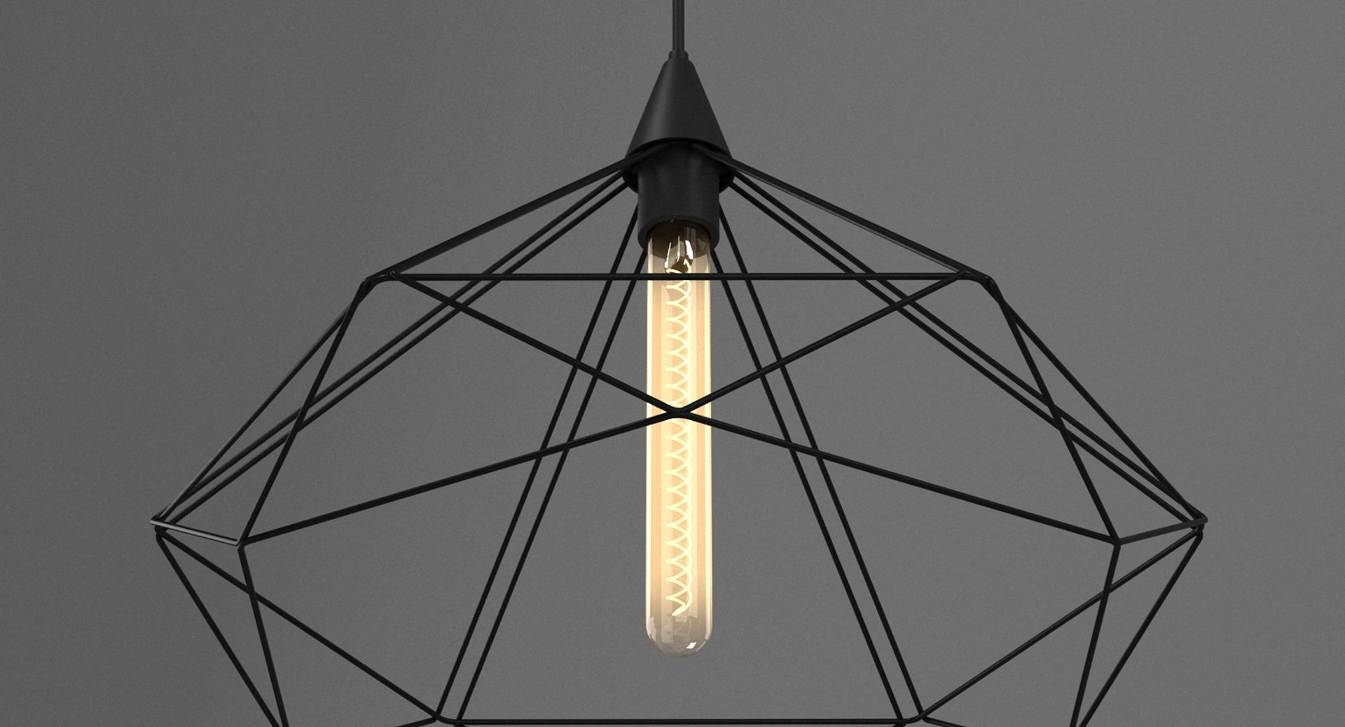 Hanging Ceiling Lamp 6 3D model_4