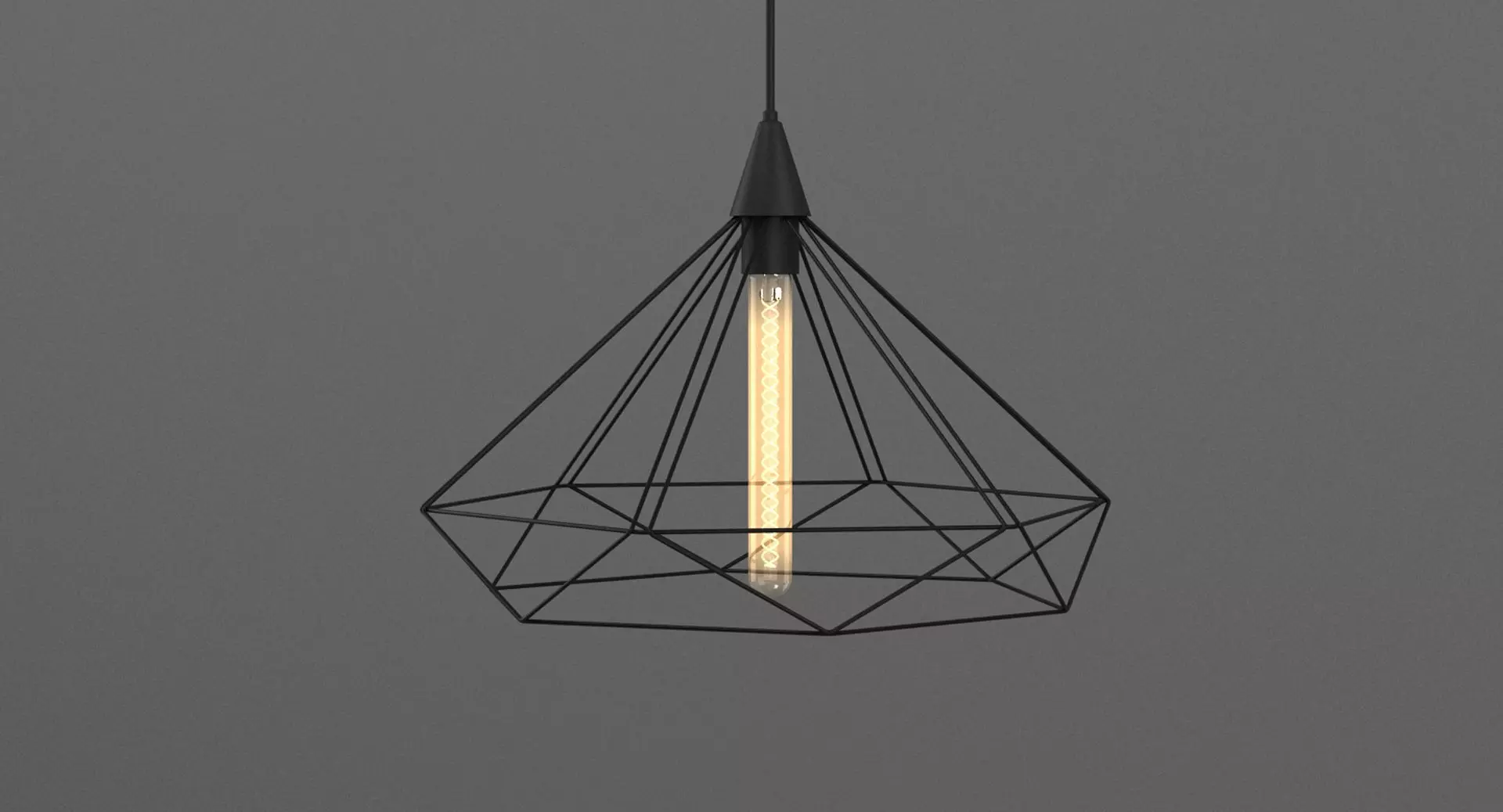 Hanging Ceiling Lamp 6 3D model_0