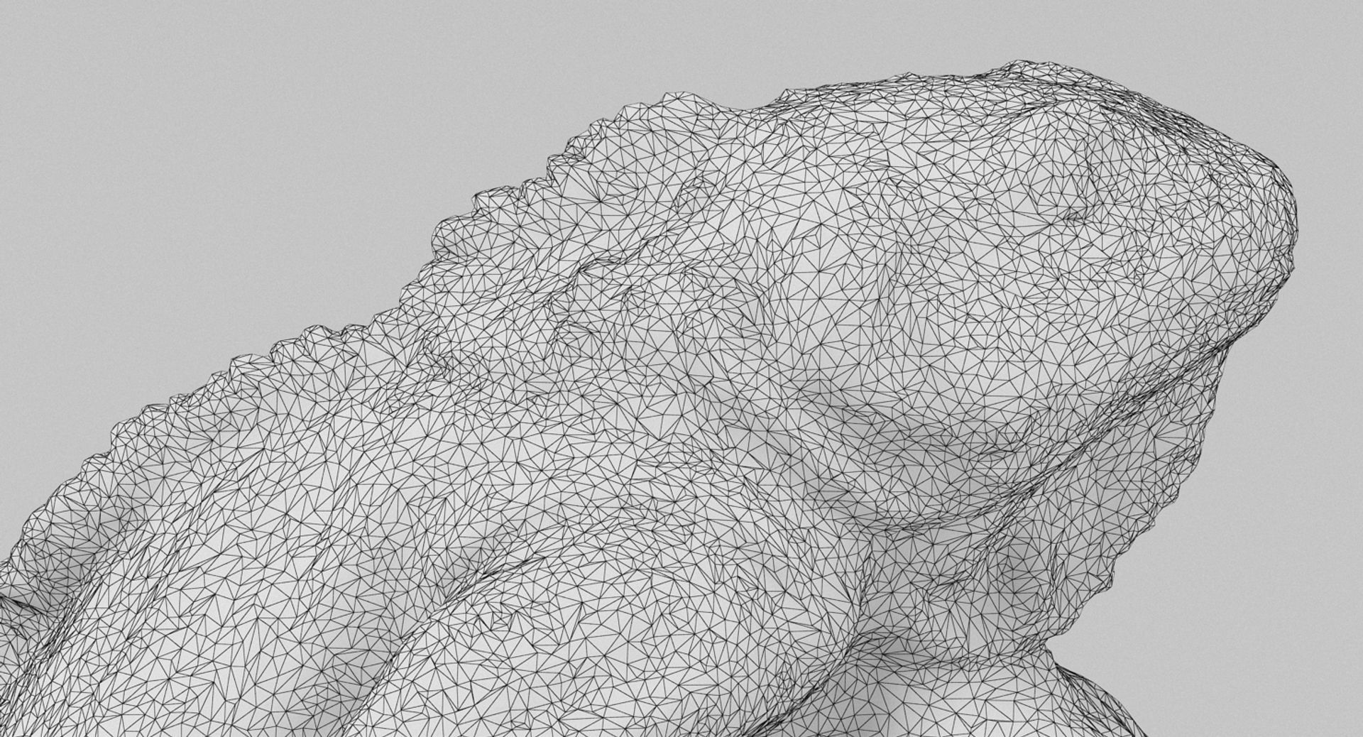 Lizard Statue 3D model_11