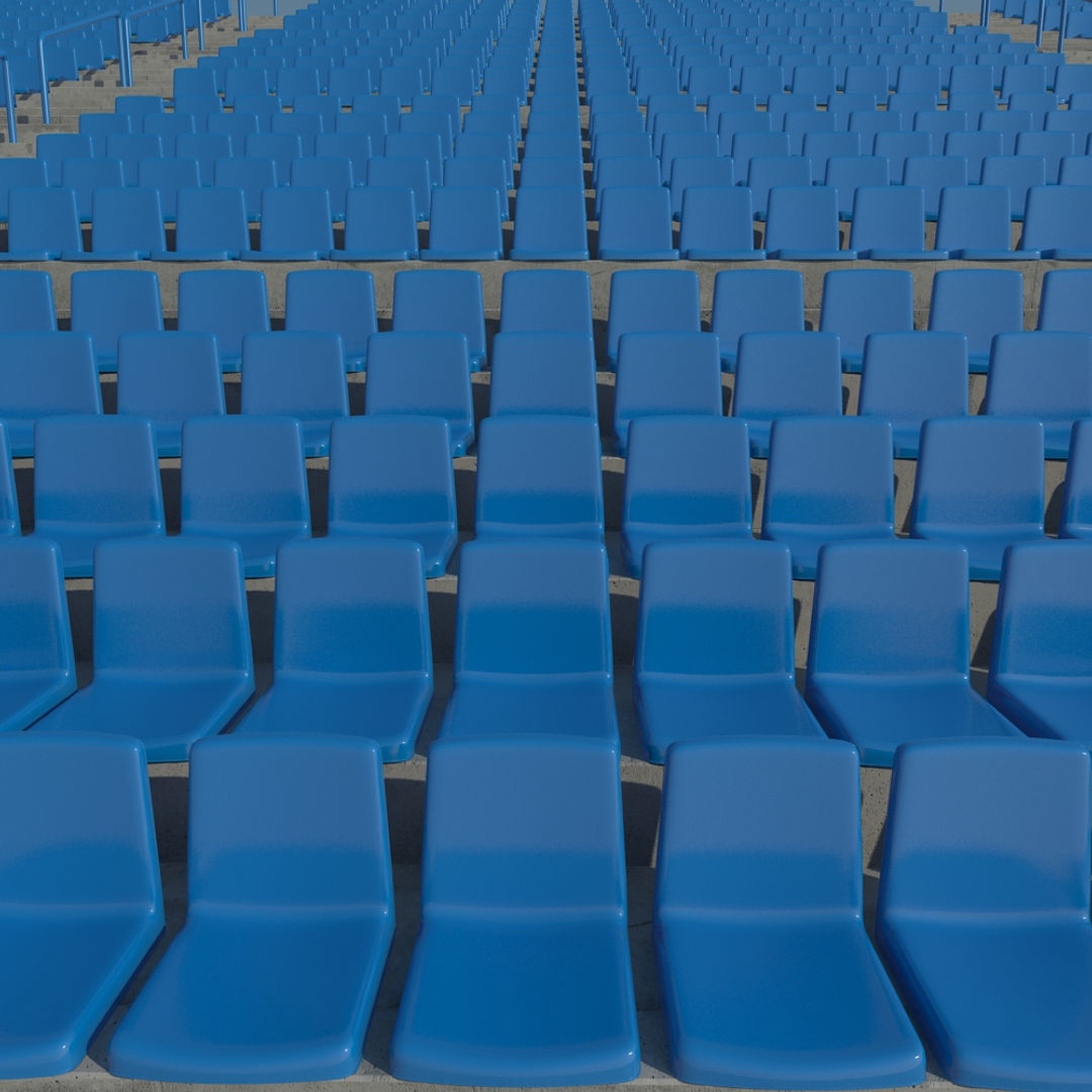 Terraced Seating 3D model_4