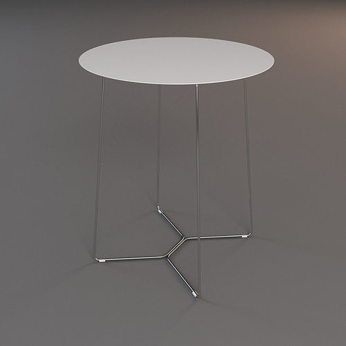 Viteo Table Set Small 3D model 6