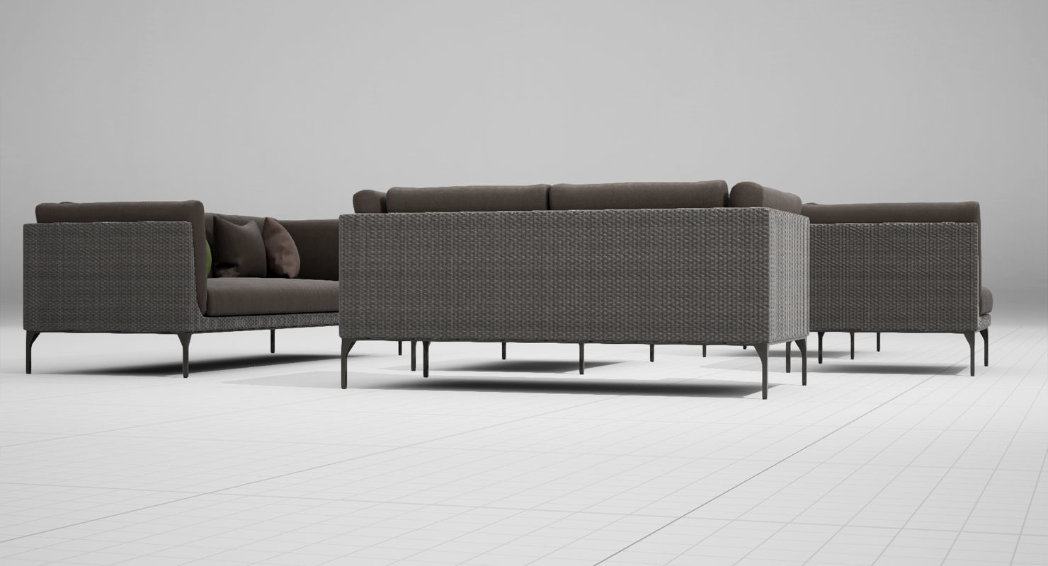 Dedon Mu Set UE4 3D model_10