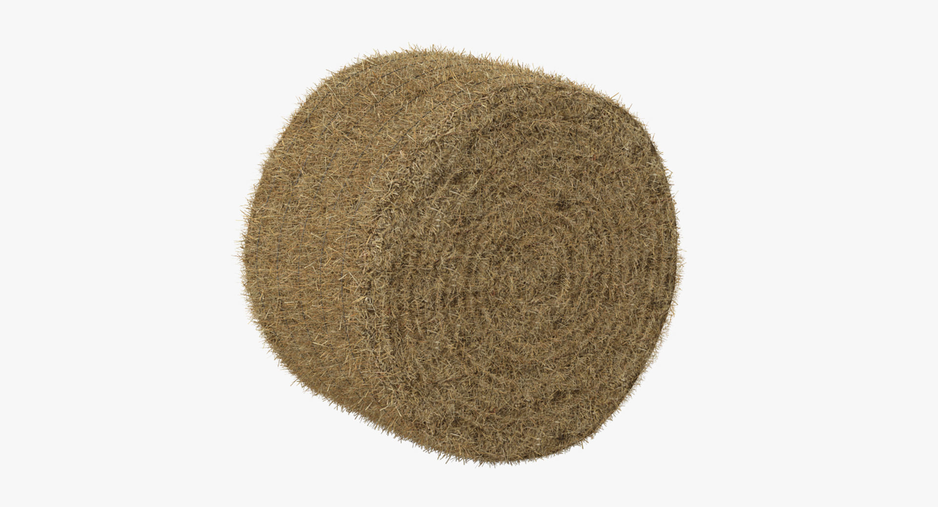Hay Bale 2 3D model_9