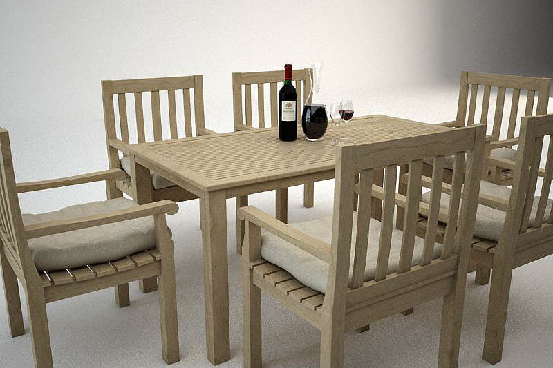 Garden Furniture 3D model_4