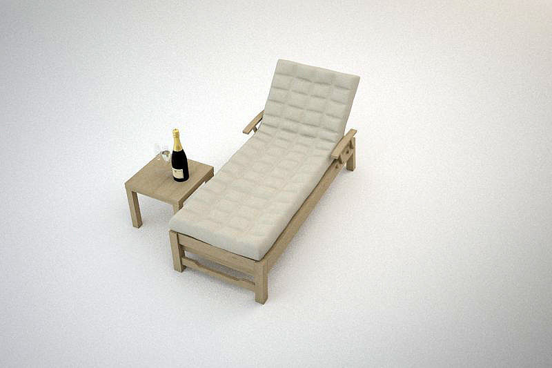 Garden Furniture 3D model_2