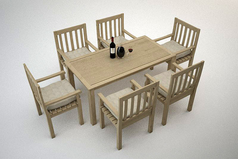 Garden Furniture 3D model_1