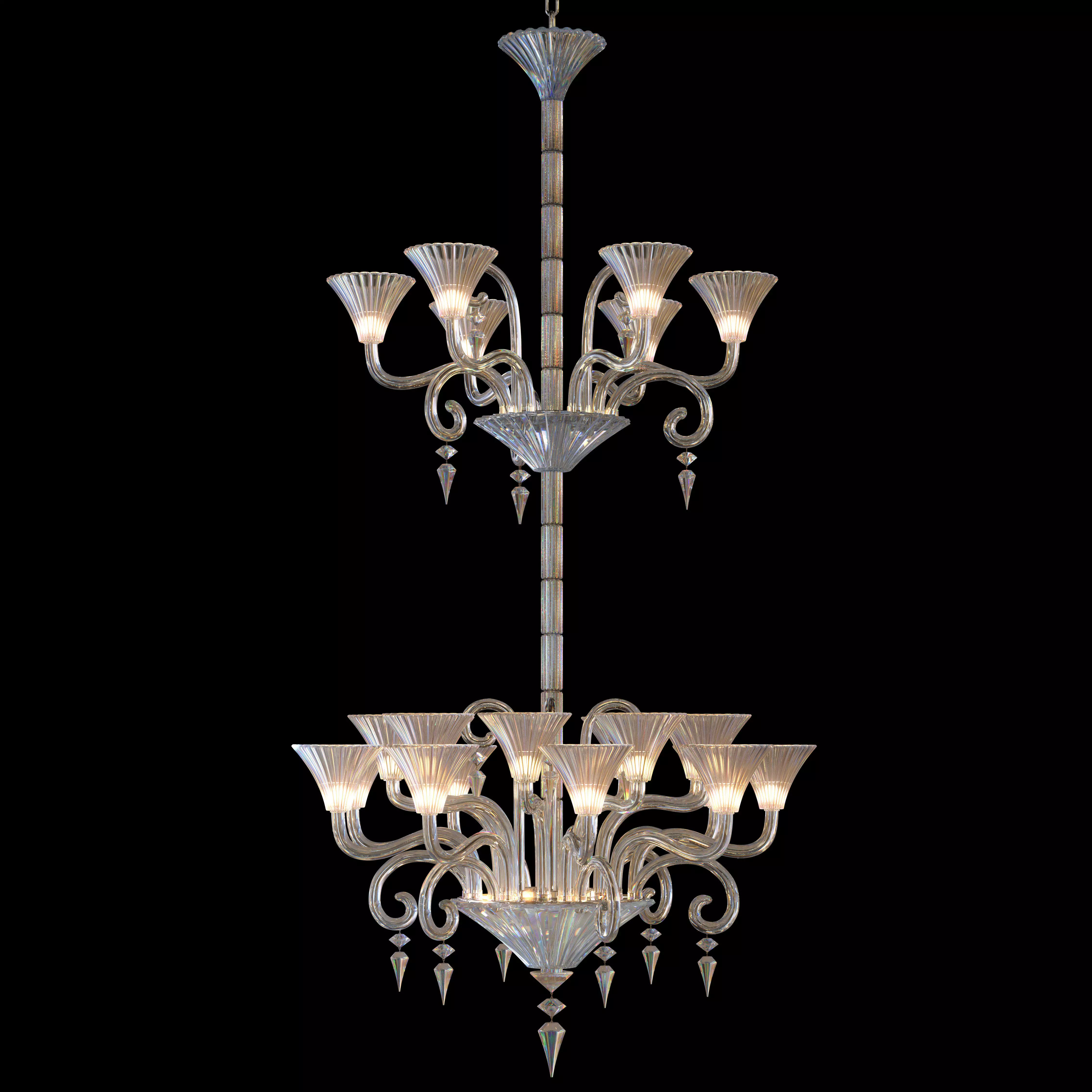 MILLE NUITS CHANDELIER 24L 3D model_0