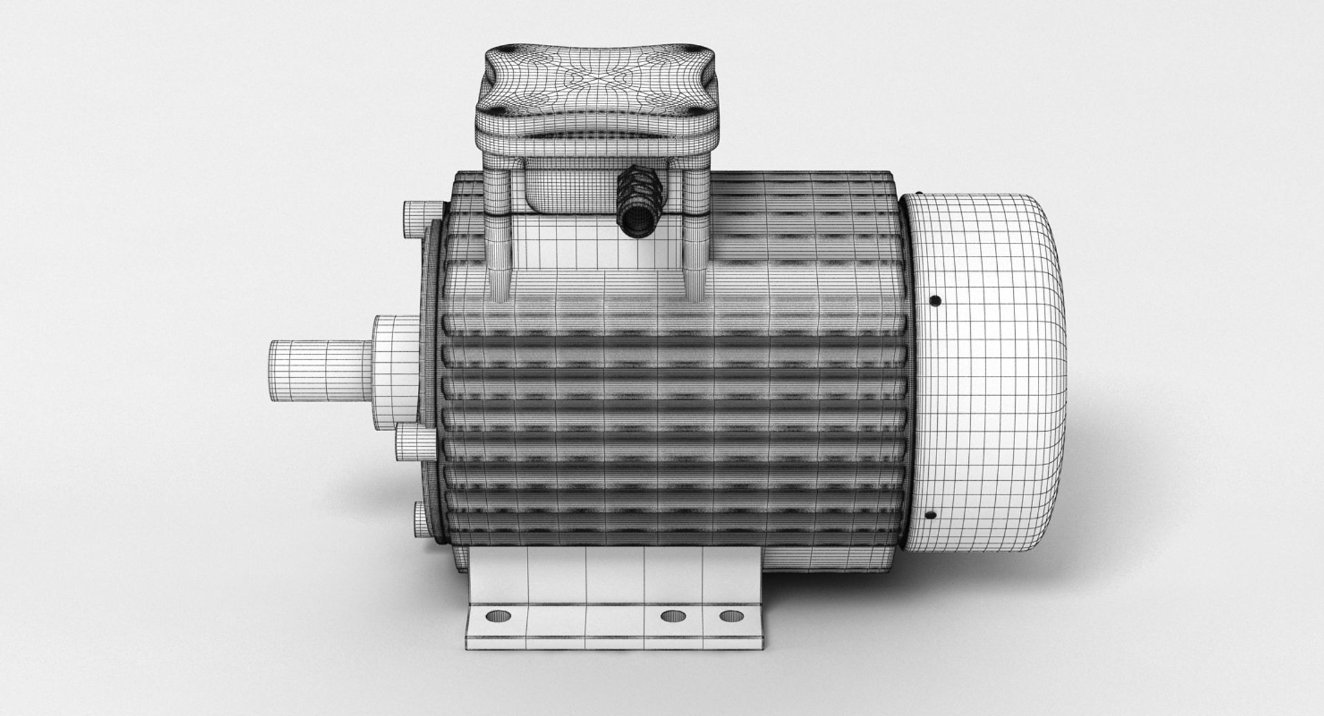 Electric Motor 3D model_7