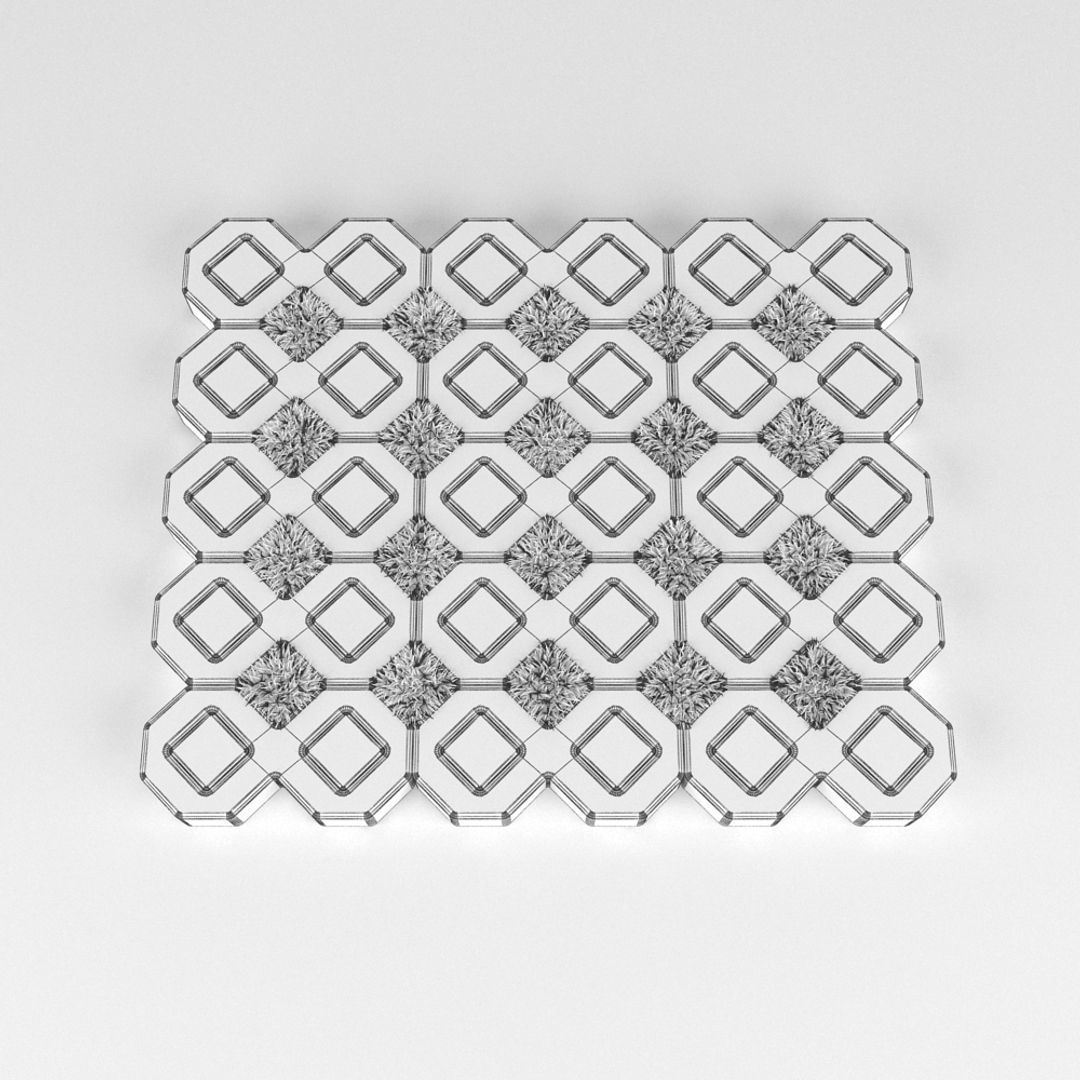 Grass Paver 3D model_7