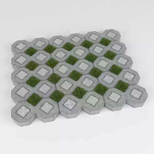 Grass Paver 3D model