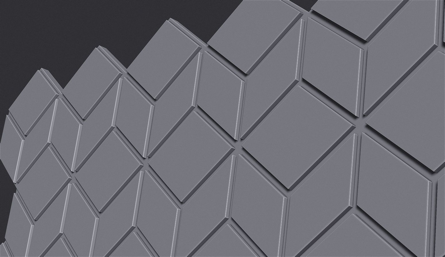 Cubic Pattern Seamless 3D print model_8