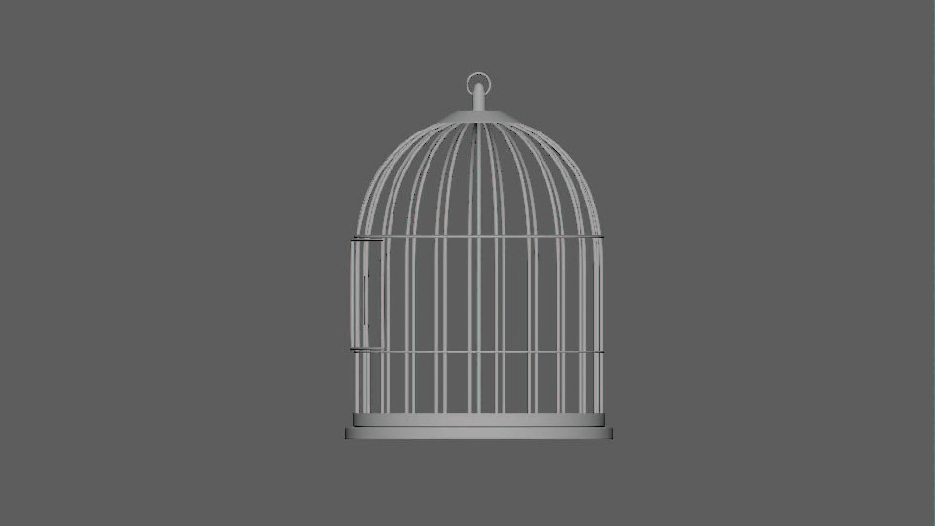 Bird Cage 3D model_1