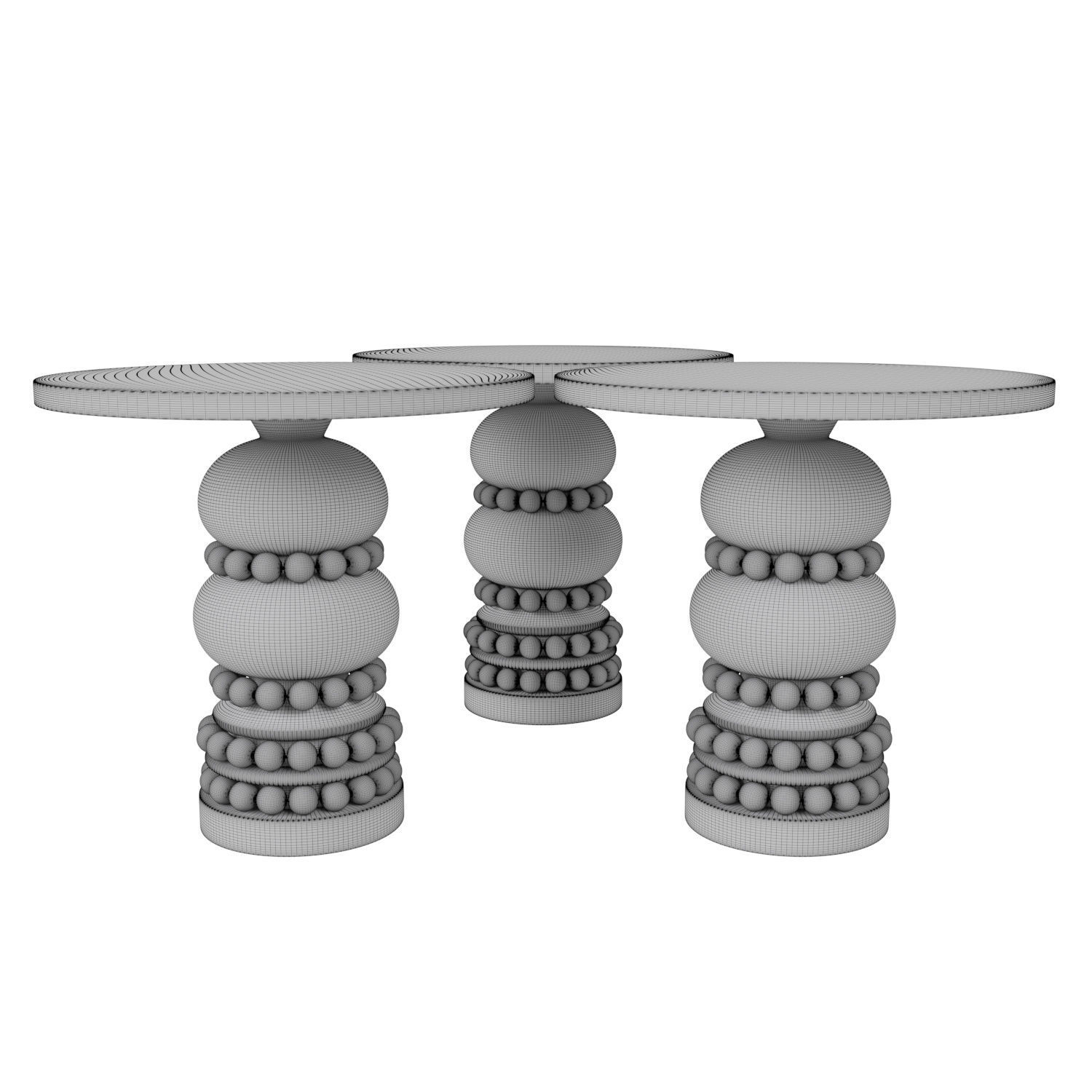 Aarikka Keisarinna Table 3D model_4