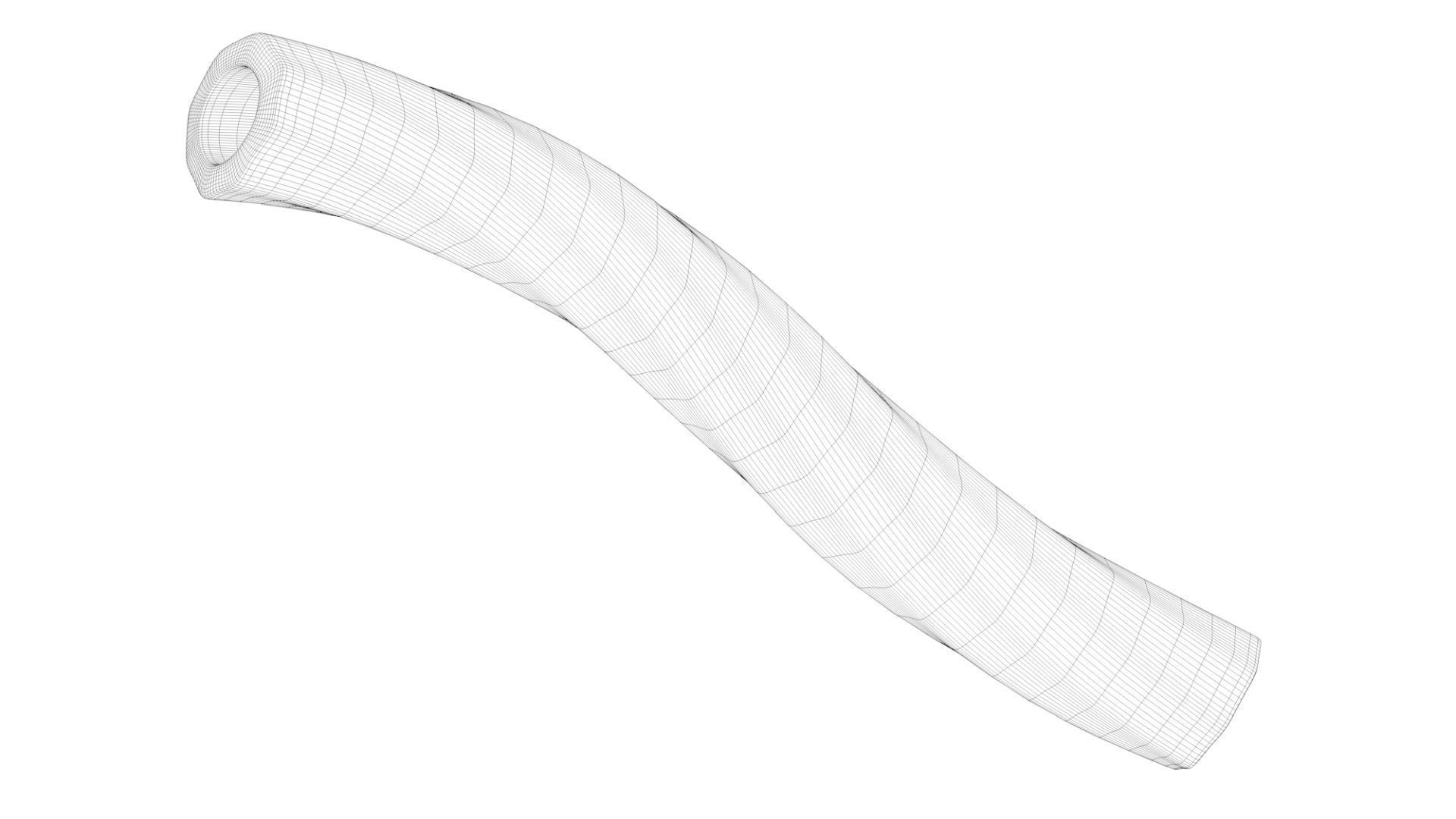 Pasta Elicoidali Rigate macaroni 3D model_5