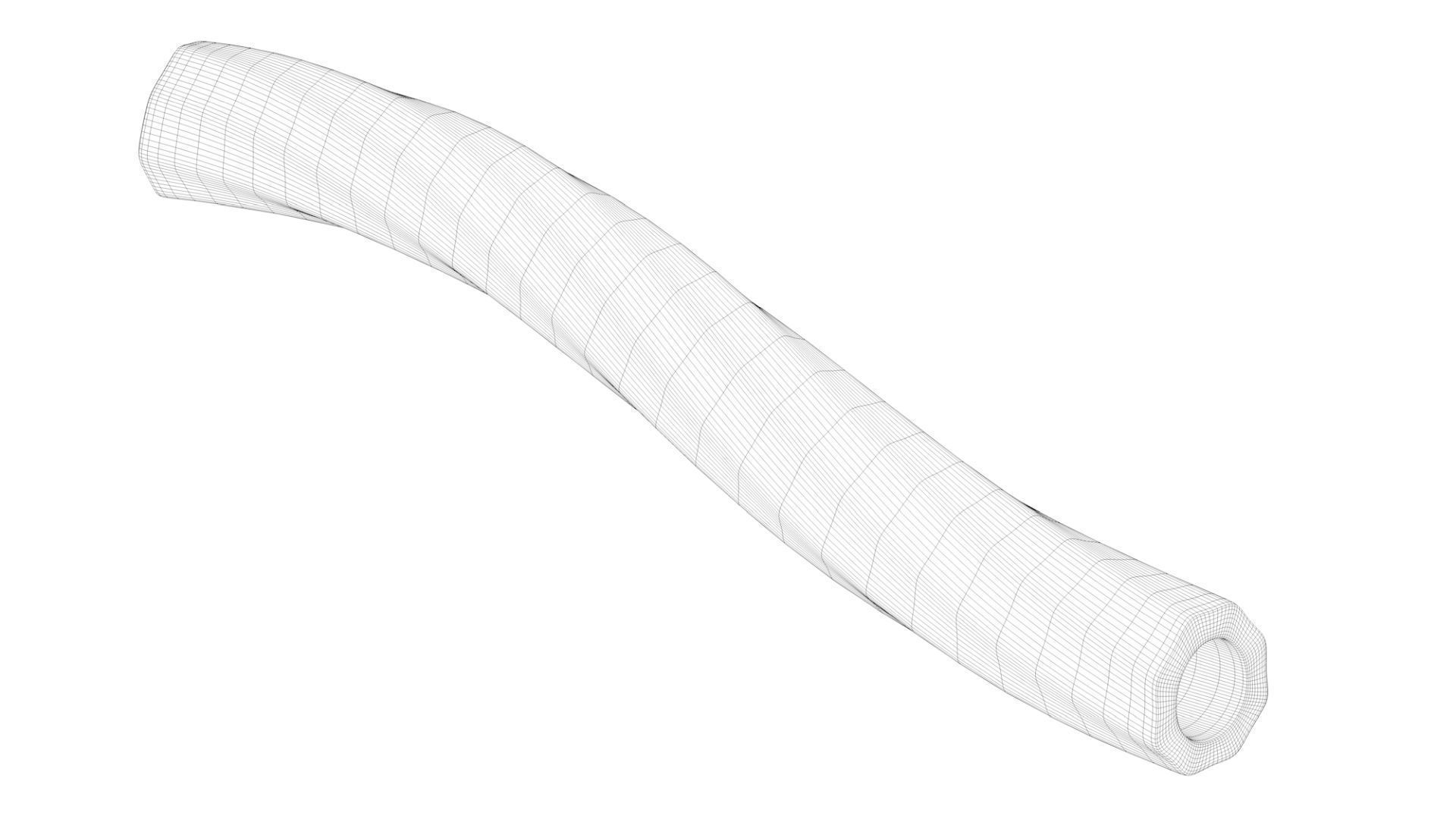 Pasta Elicoidali Rigate macaroni 3D model_7