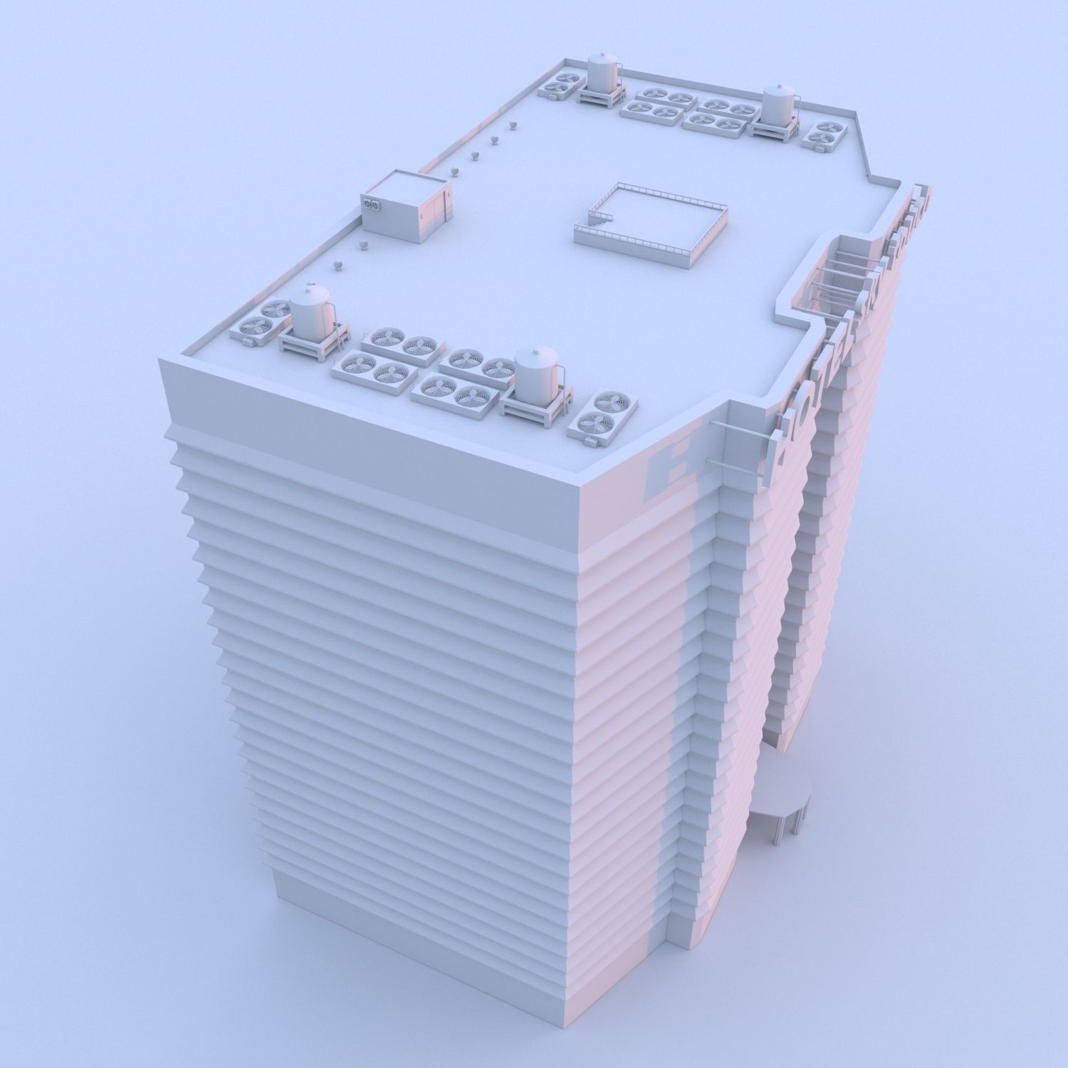 Sky Touch Hotel 3D model_3