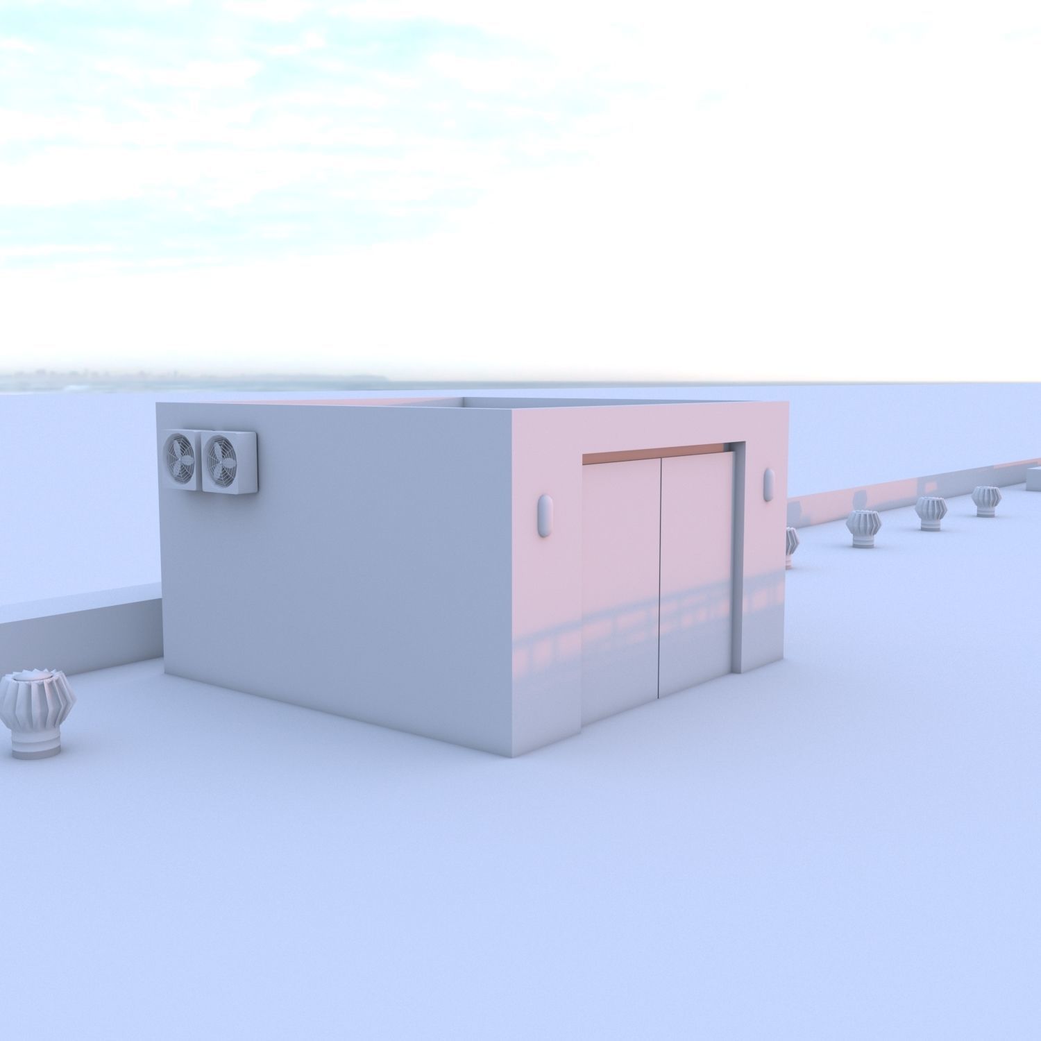 Sky Touch Hotel 3D model_4