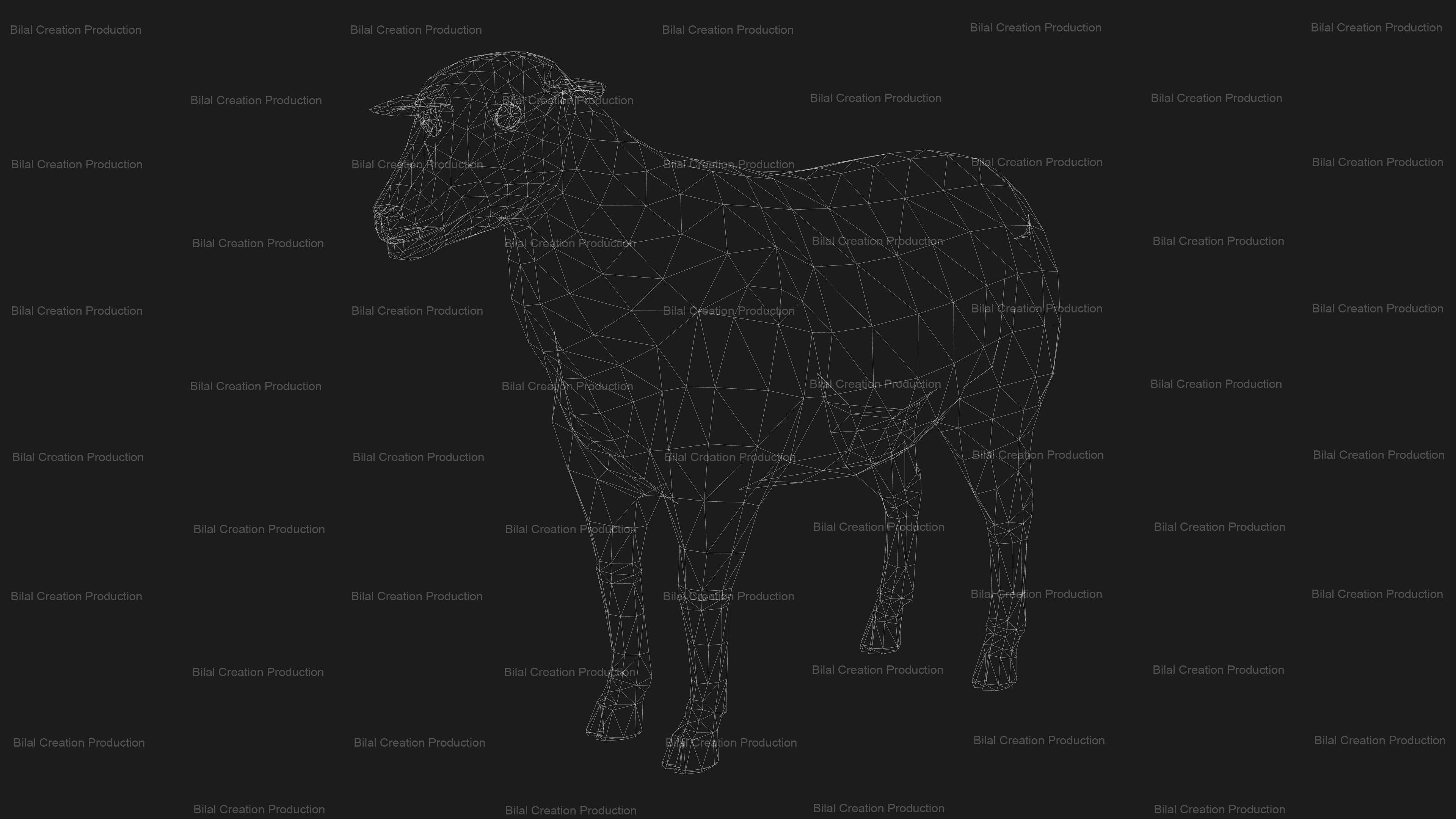 Sheep Animated Low-poly 3D model_21