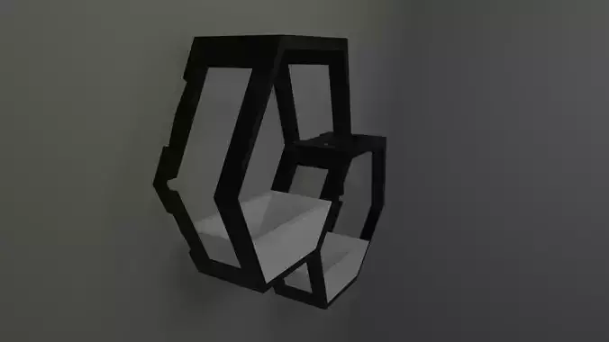 Modular Honeycomb Wall Planter