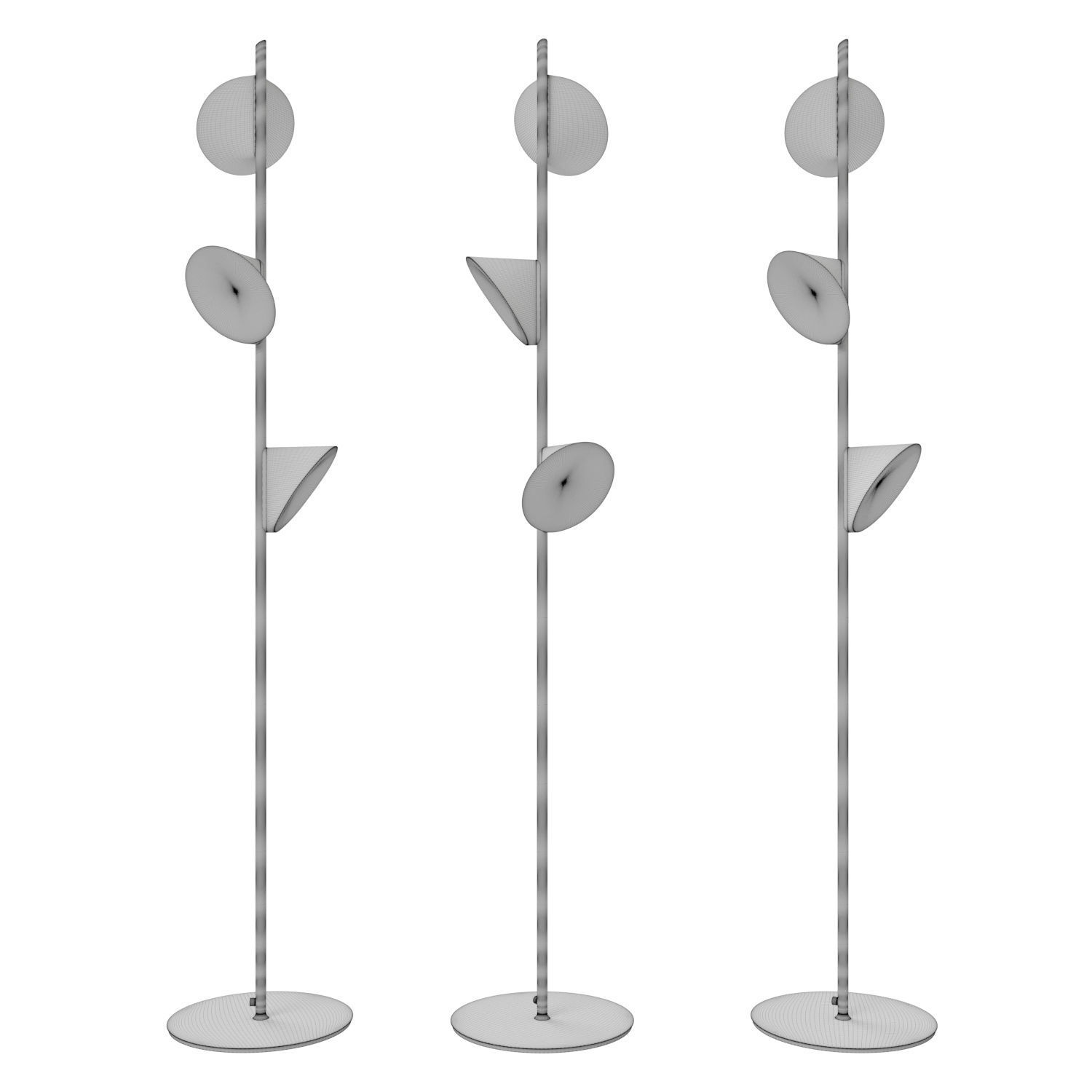 Orchid Floor Lamp 3D model_4